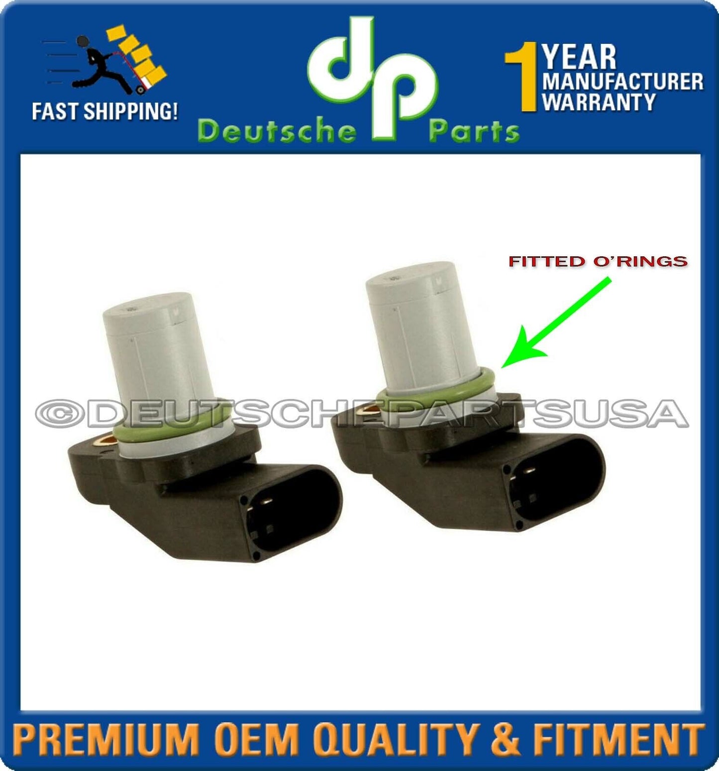 BMW E46 M3 Z3 Z4 Z8 Camshaft Cam Position Sensor Intake O'Ring 13627796054 Set 4