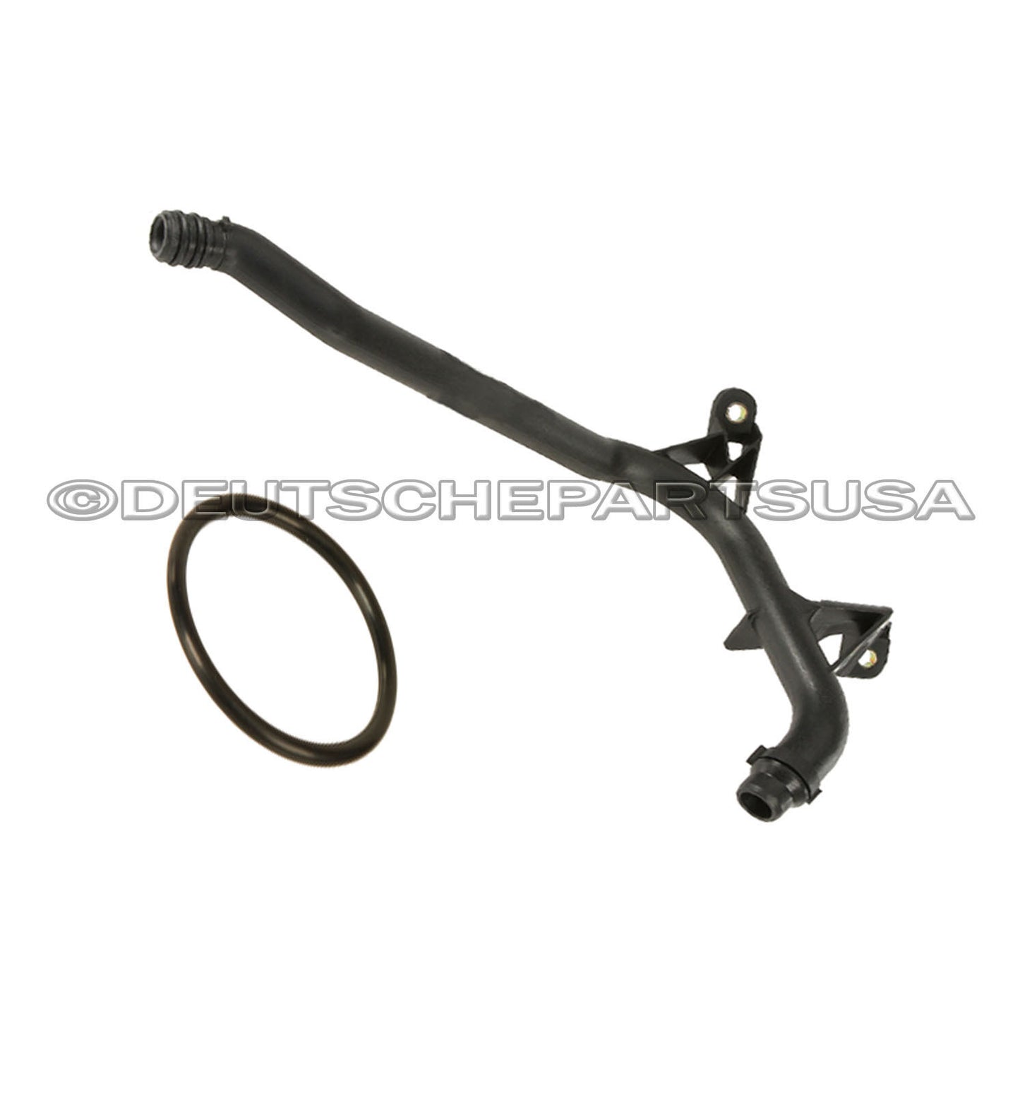 WATER PUMP PIPE to COOLANT EXPANSION TANK HOSE + ORINGS 11537502000 for BMW