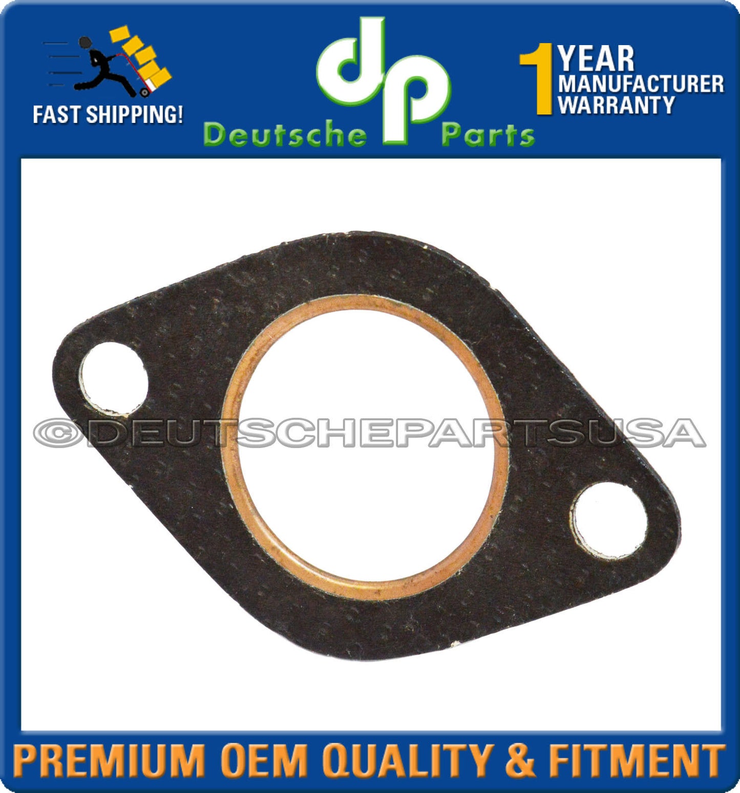 Porsche 911 Exhaust Manifold Gasket -Cylinder Head to Heat Exchanger 93011119113