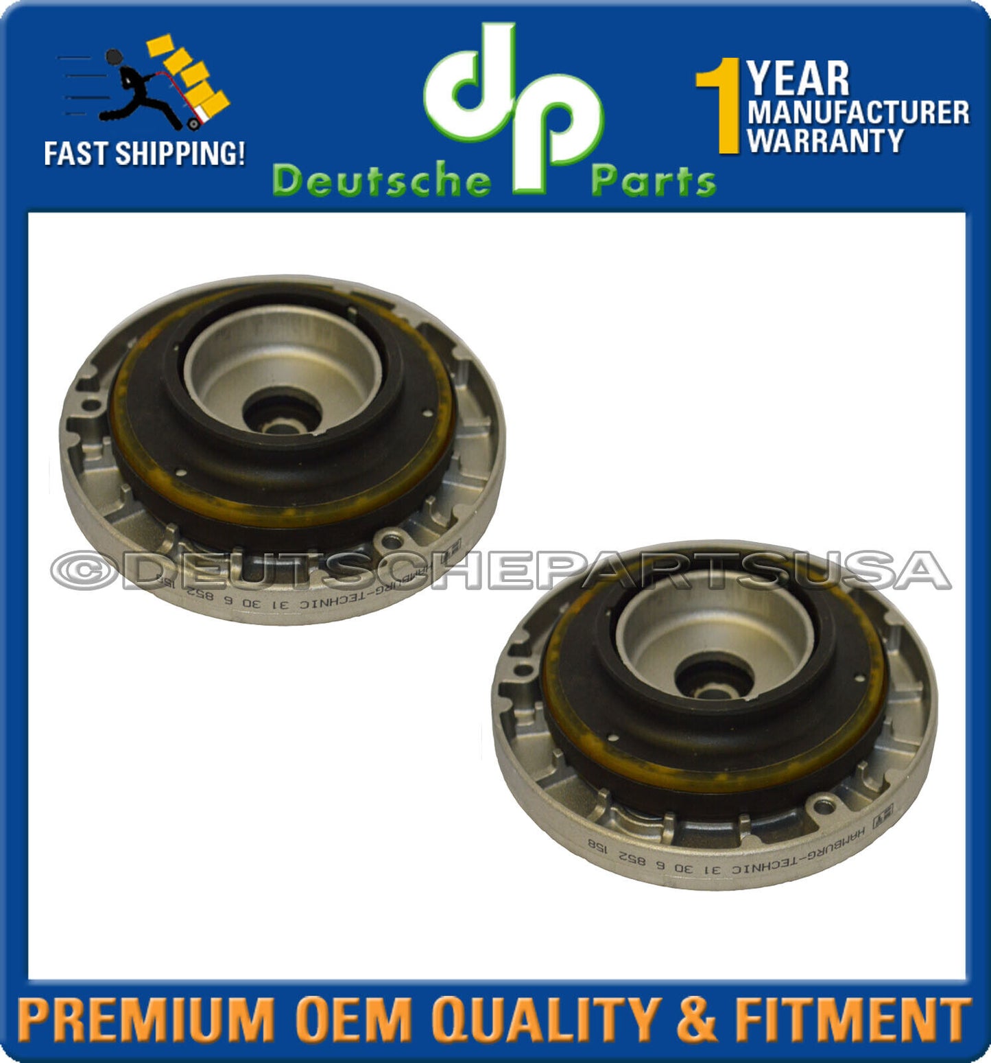 Front Strut Shock Mount Bearing BMW F25 F26 X2 X3 X4 L+R 31 30 6 852 167 SET 4