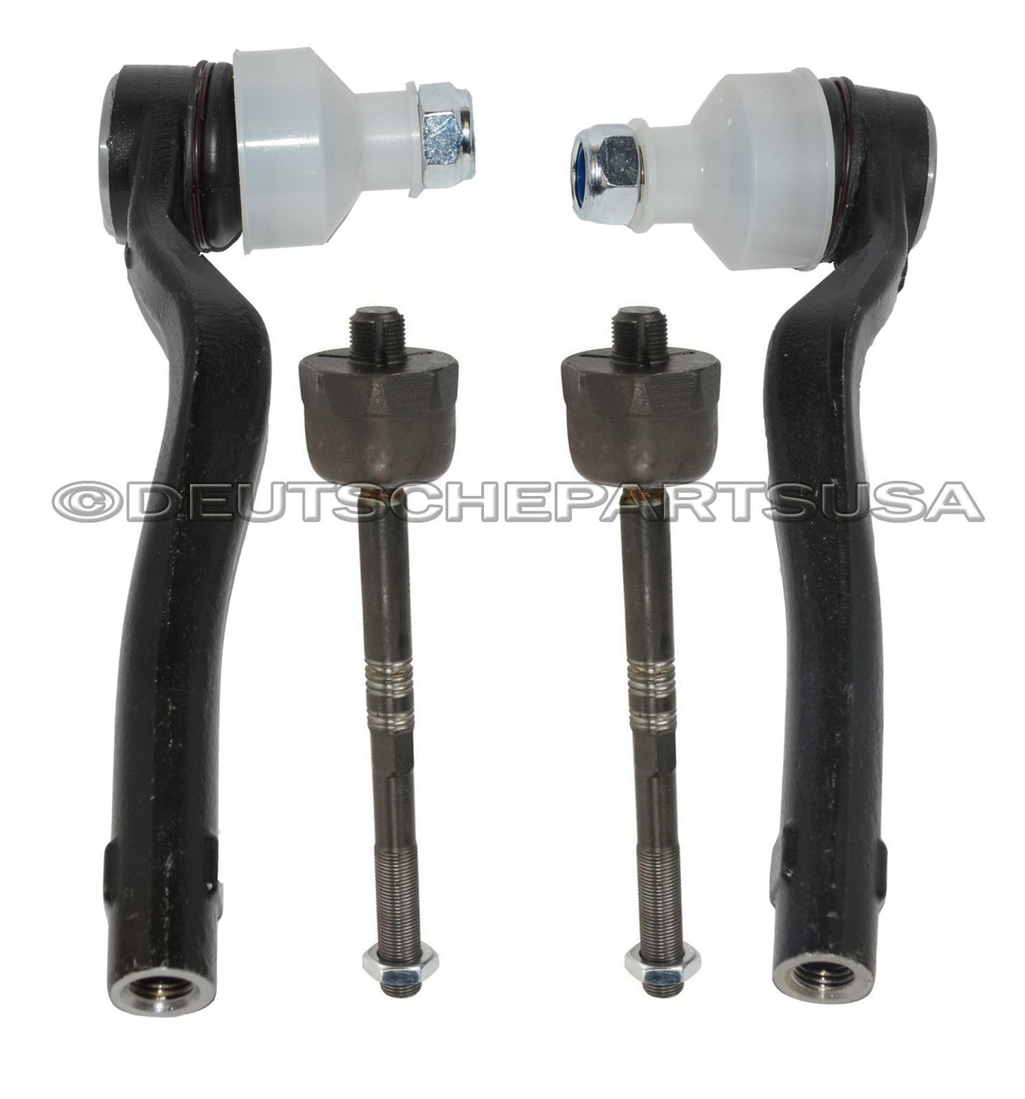 FRONT inner + Outer Steering Tie Rod Rods LEFT + RIGHT for MERCEDES GLK SET 4