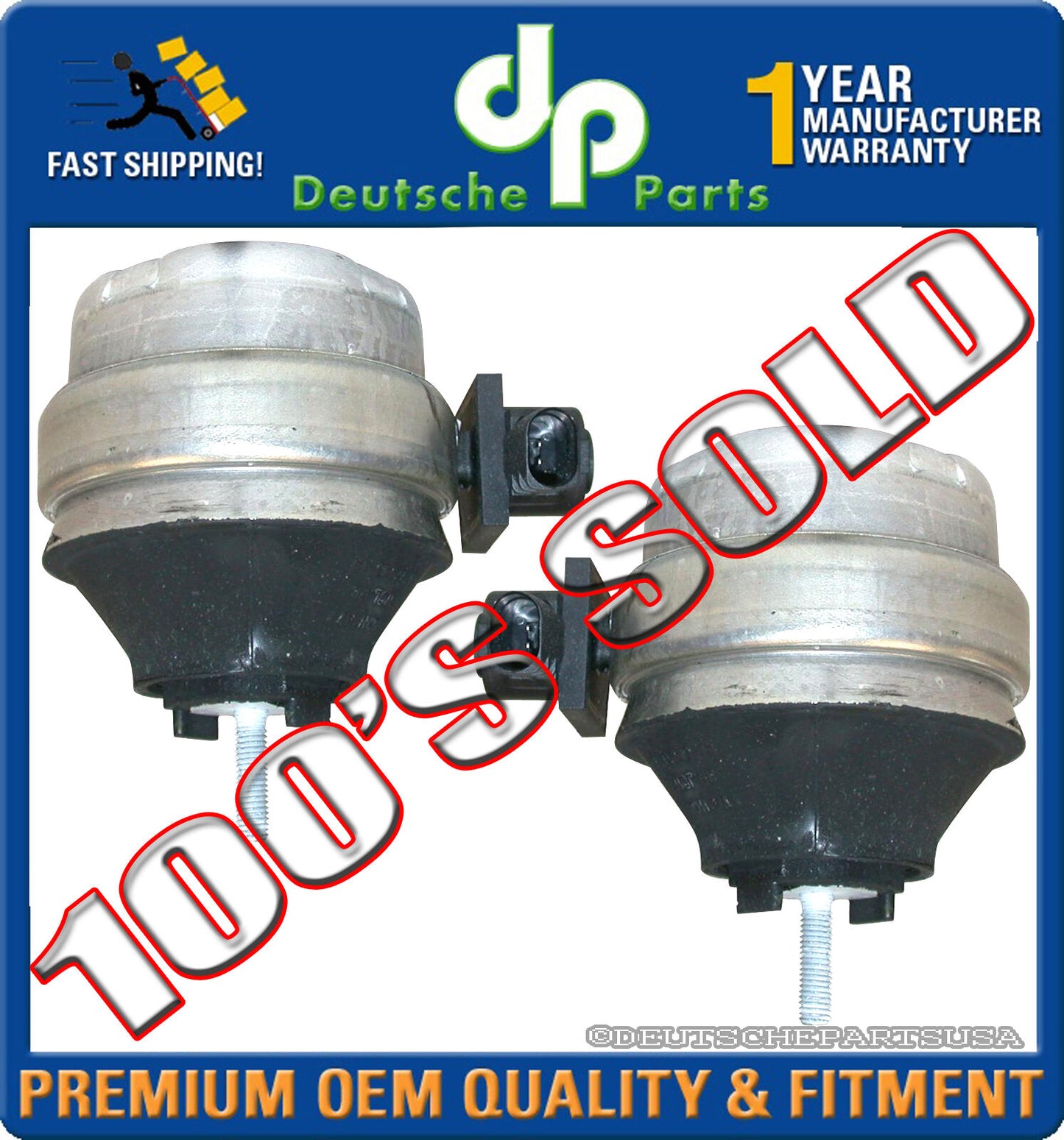 AUDI A4 A6 AVANT ALLROAD 2.5TDI ENGINE MOUNT MOUNTS 2 x 4B0 199 379E PAIR