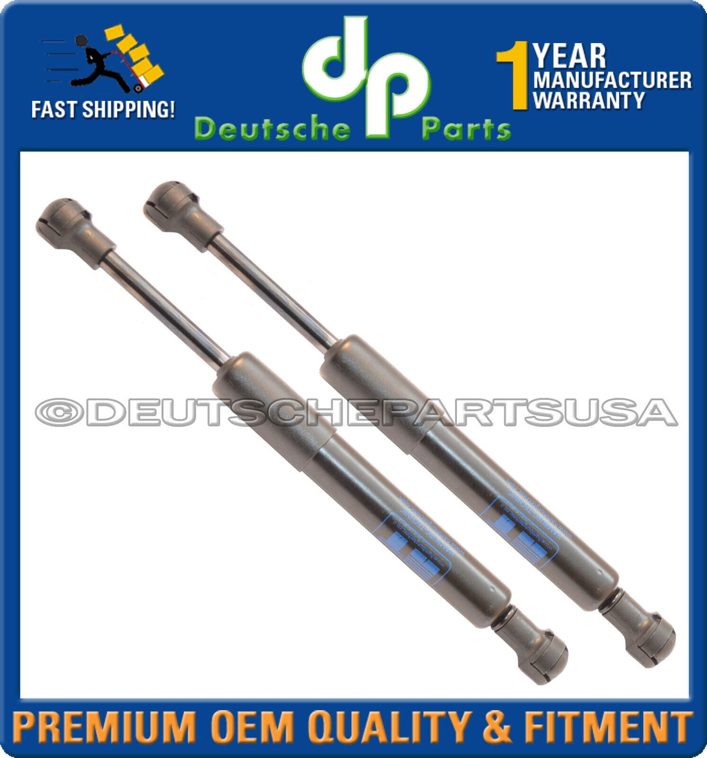 For Porsche 911 996 Boxster Front Hood Lift Struts Support Shock Gas Spring Set
