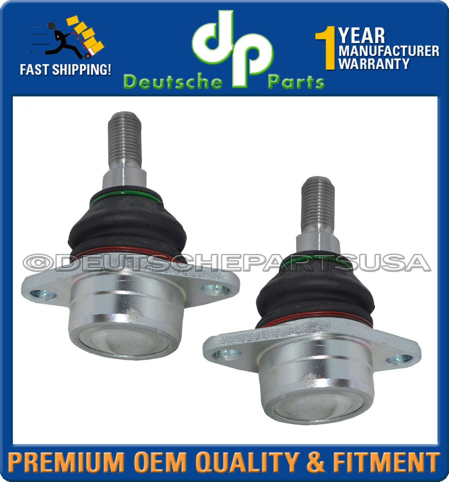 LAND ROVER RANGE ROVER FRONT UPPER CONTROL ARMS BALL JOINTS LEFT + RIGHT SET 4