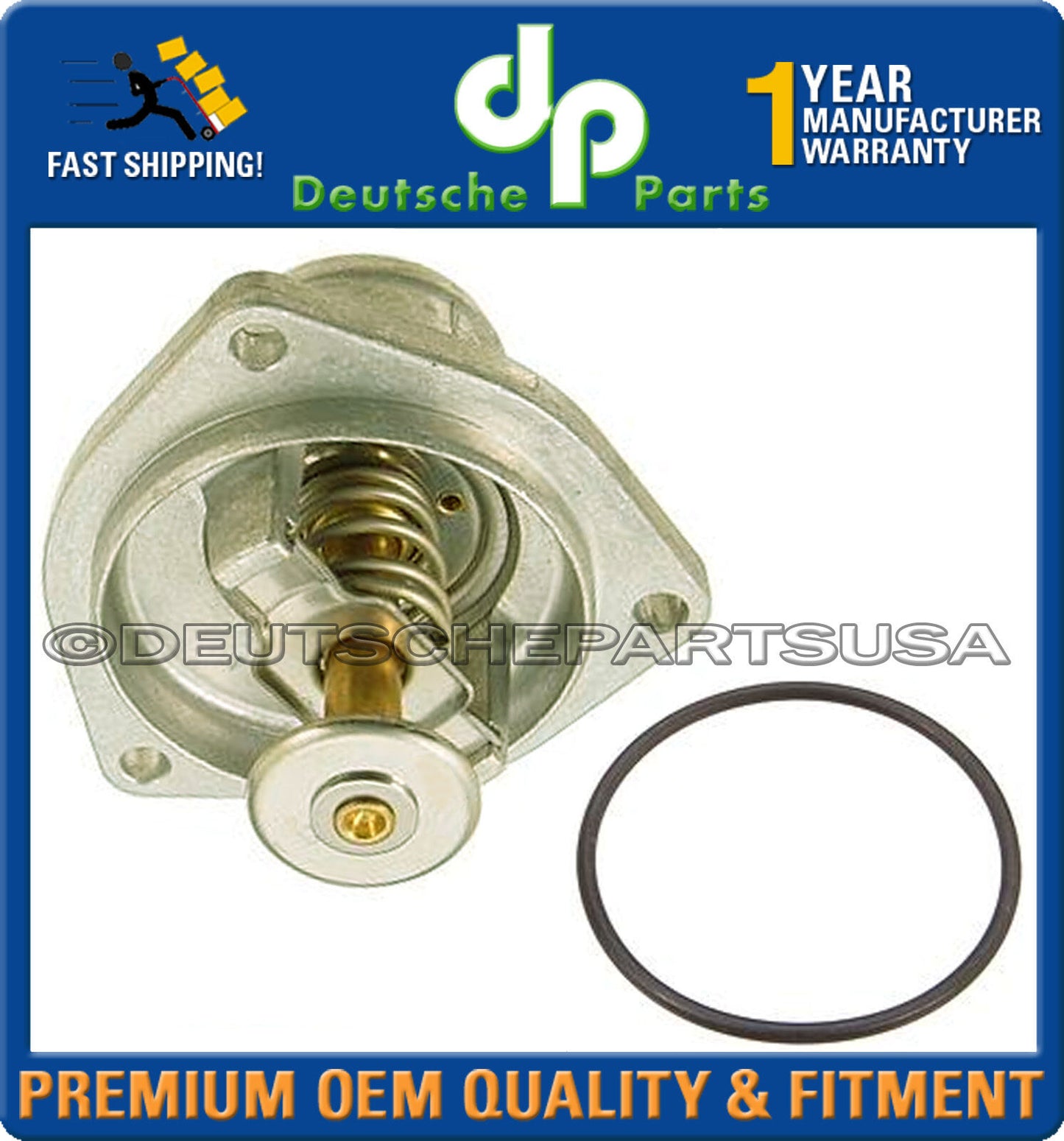 MERCEDES W140 W129 W124 ENGINE COOLANT THERMOSTAT + HOUSING COVER KIT 1192000015