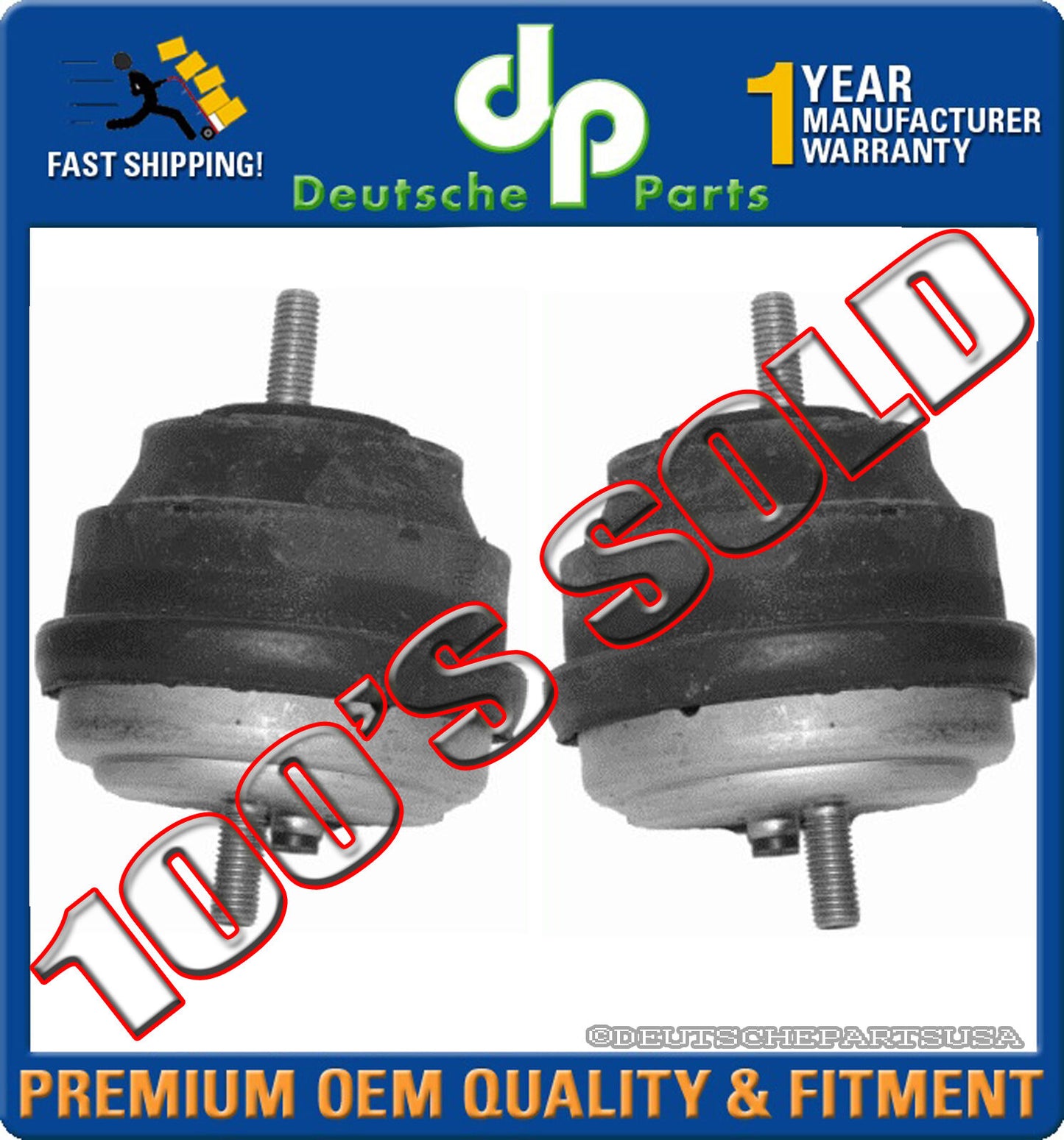 ENGINE MOTOR MOUNT MOUNTS 99 2000 01 02 03 04 05 for BMW E46 318Ci 318 Ci SET 2
