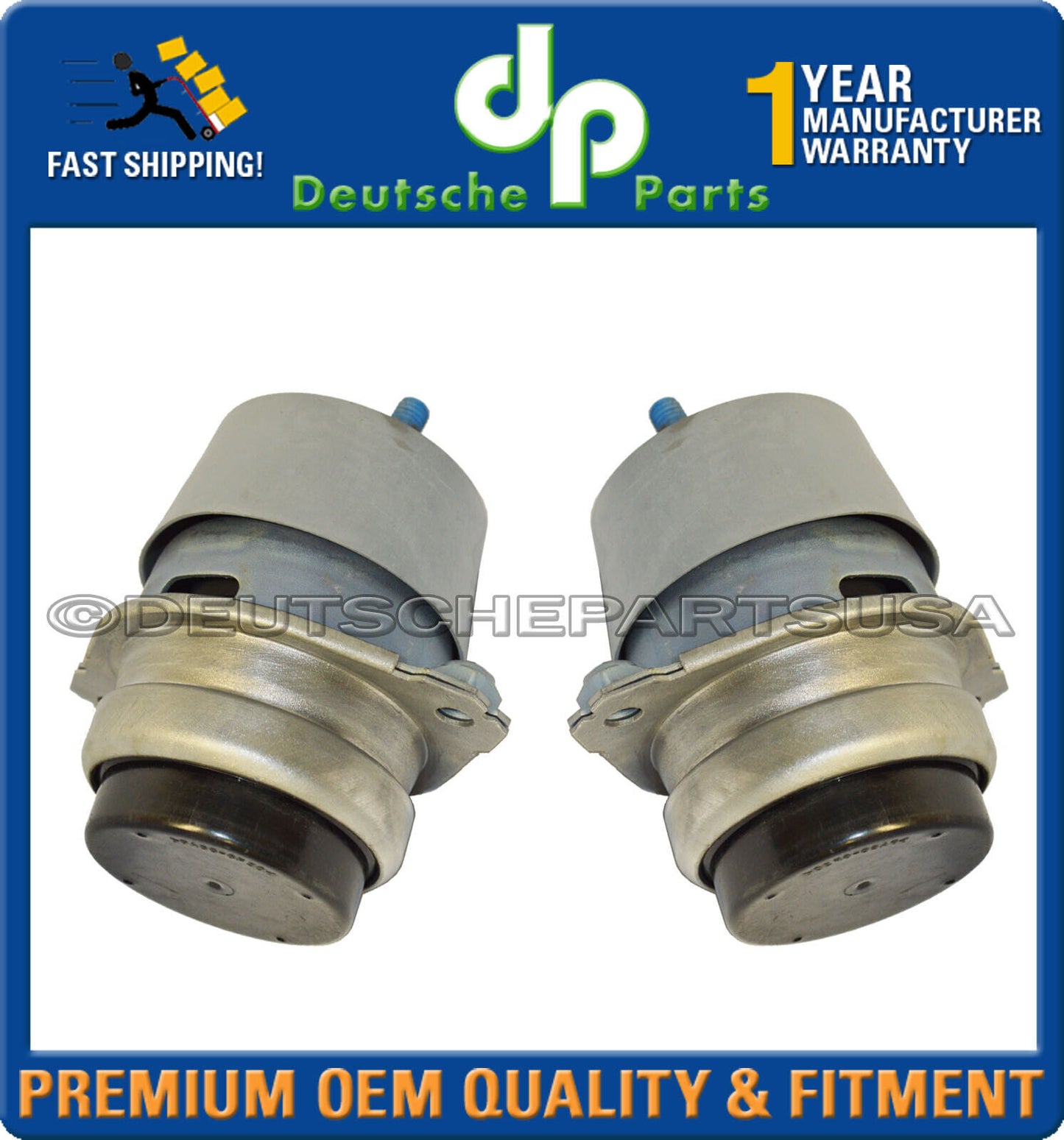 PORSCHE CAYENNE 3.6 V6 HYDRAULIC OIL FILLED Engine Motor Mount Mounts LH+RH SET