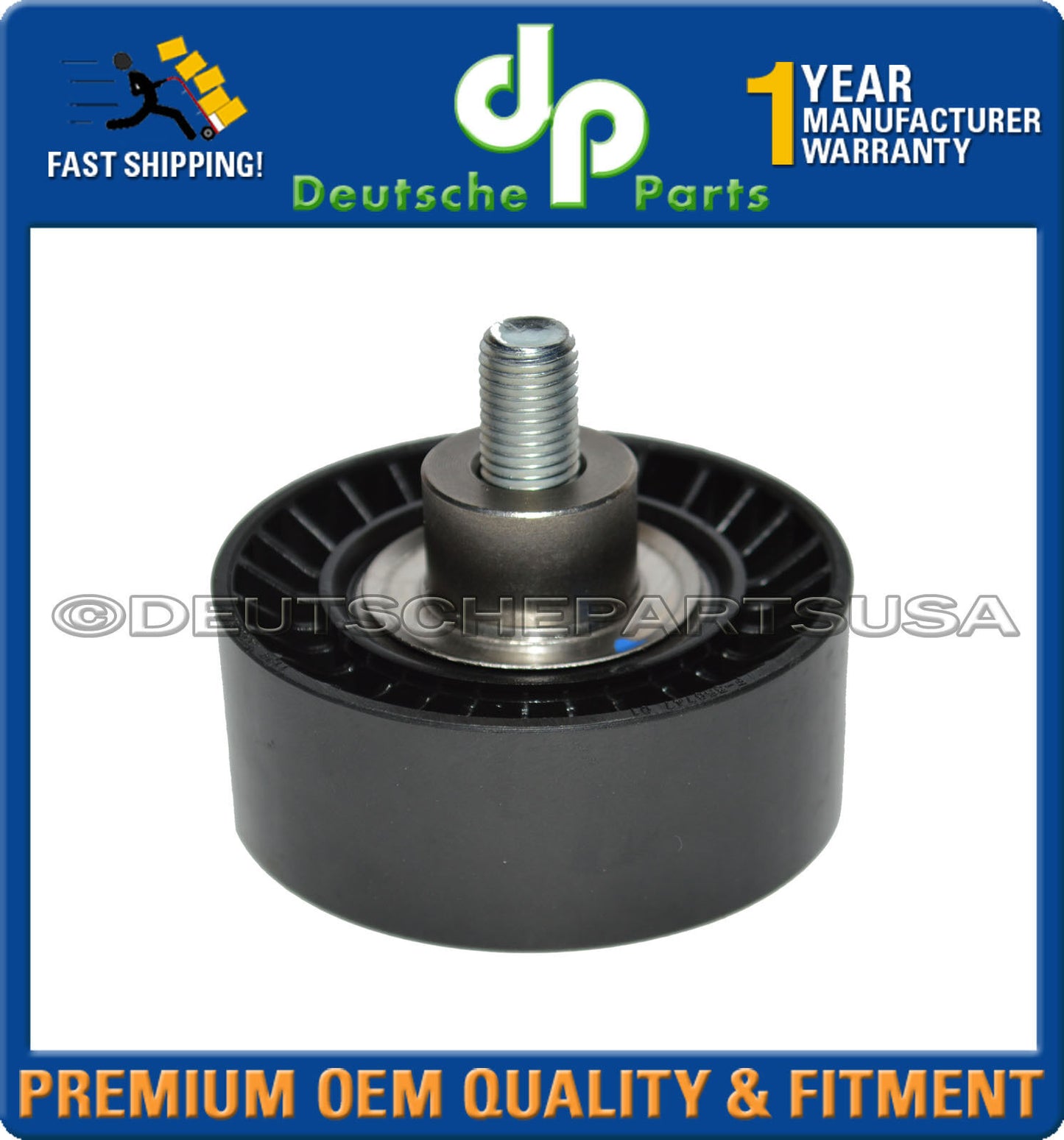 Acc. Belt Idler Deflection Pulley Alternator A/C Power Steering Belt 11288604267