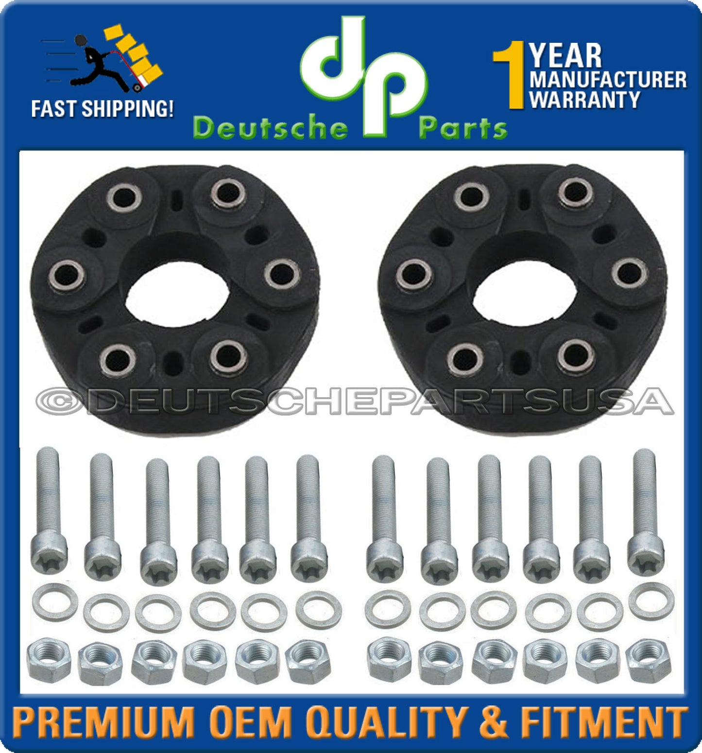 MERCEDES GLK X204 W212 S W221 C218 FRONT + REAR DRIVESHAFT FLEX DISC JOINT KIT 2