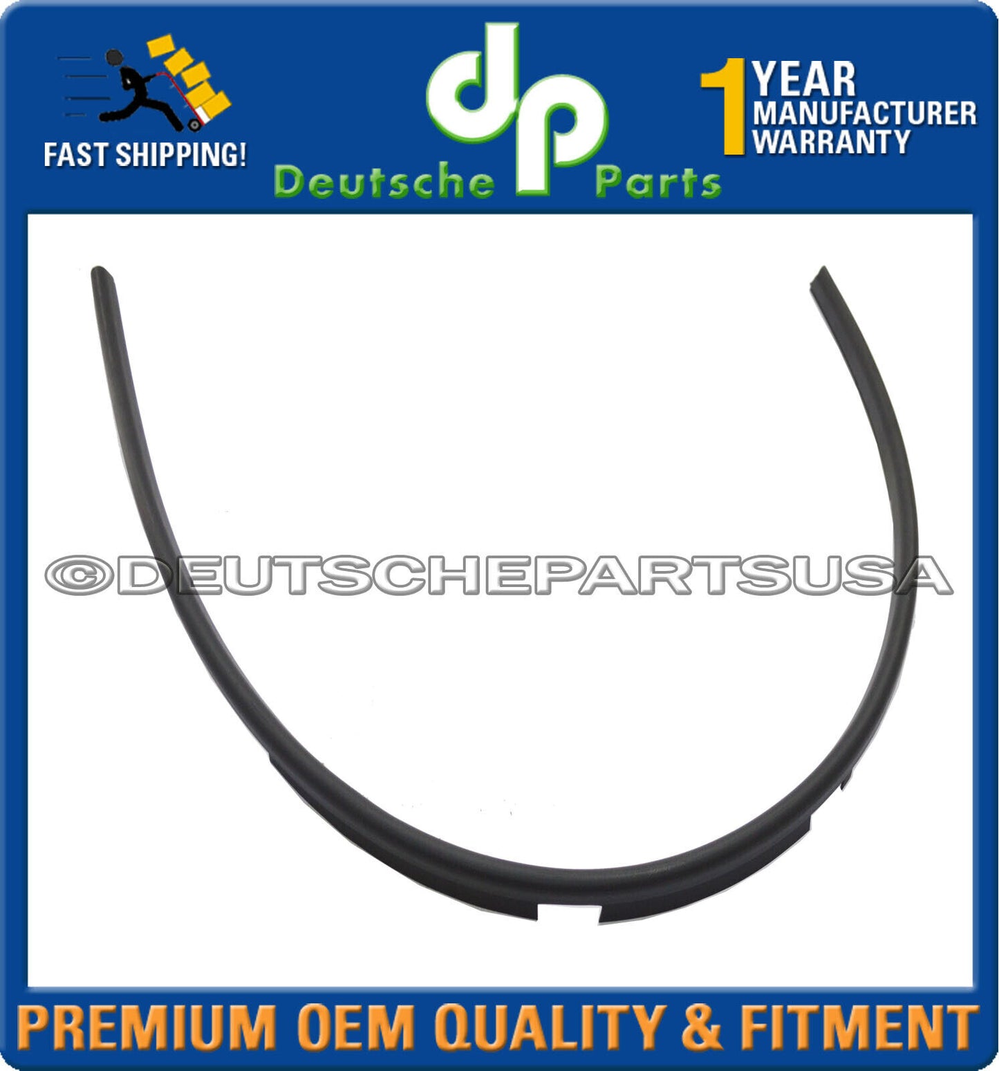 Porsche 911 912 930 Rear Center Bumper to Body Seal 911 503 085 05 91150308505