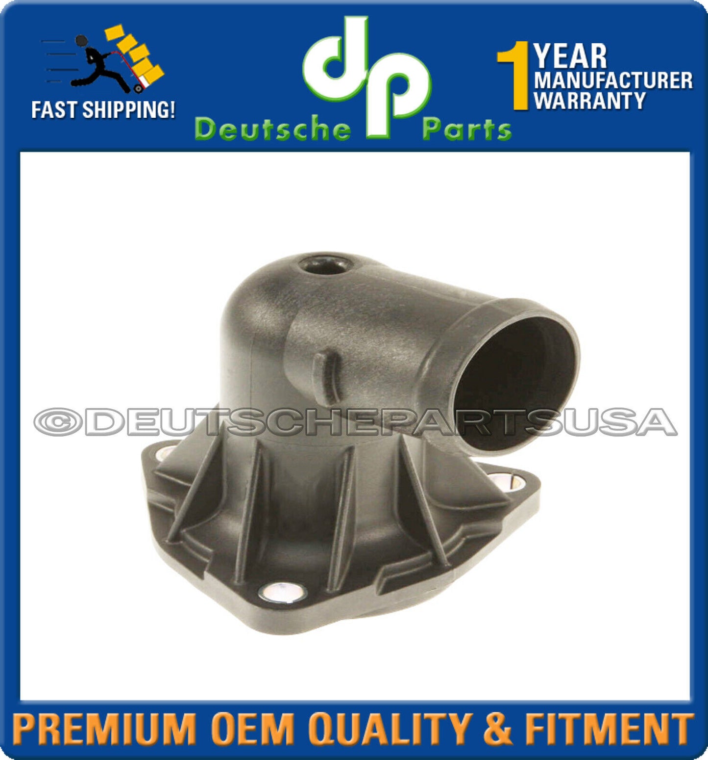 Porsche Cayenne Engine Coolant Thermostat Housing Cover 958 106 131 00