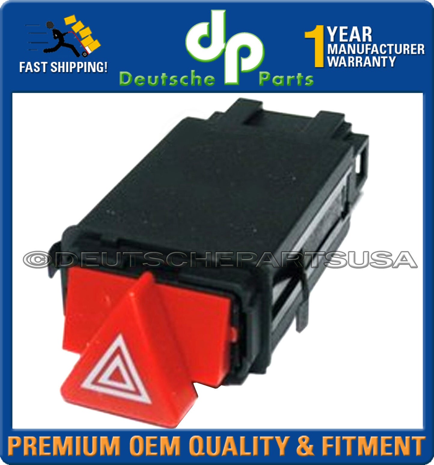 AUDI A6 ALLROAD QUATTRO Hazard Emergency Flasher Switch 4B0941509K 4B0941509D