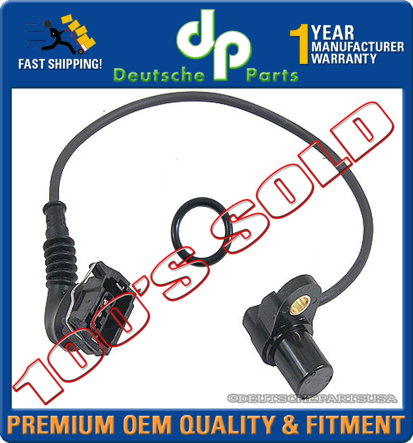 CPS Camshaft Cam Shaft Position Sensor + O'RING 12 14 1 742 185 for BMW E31 E38