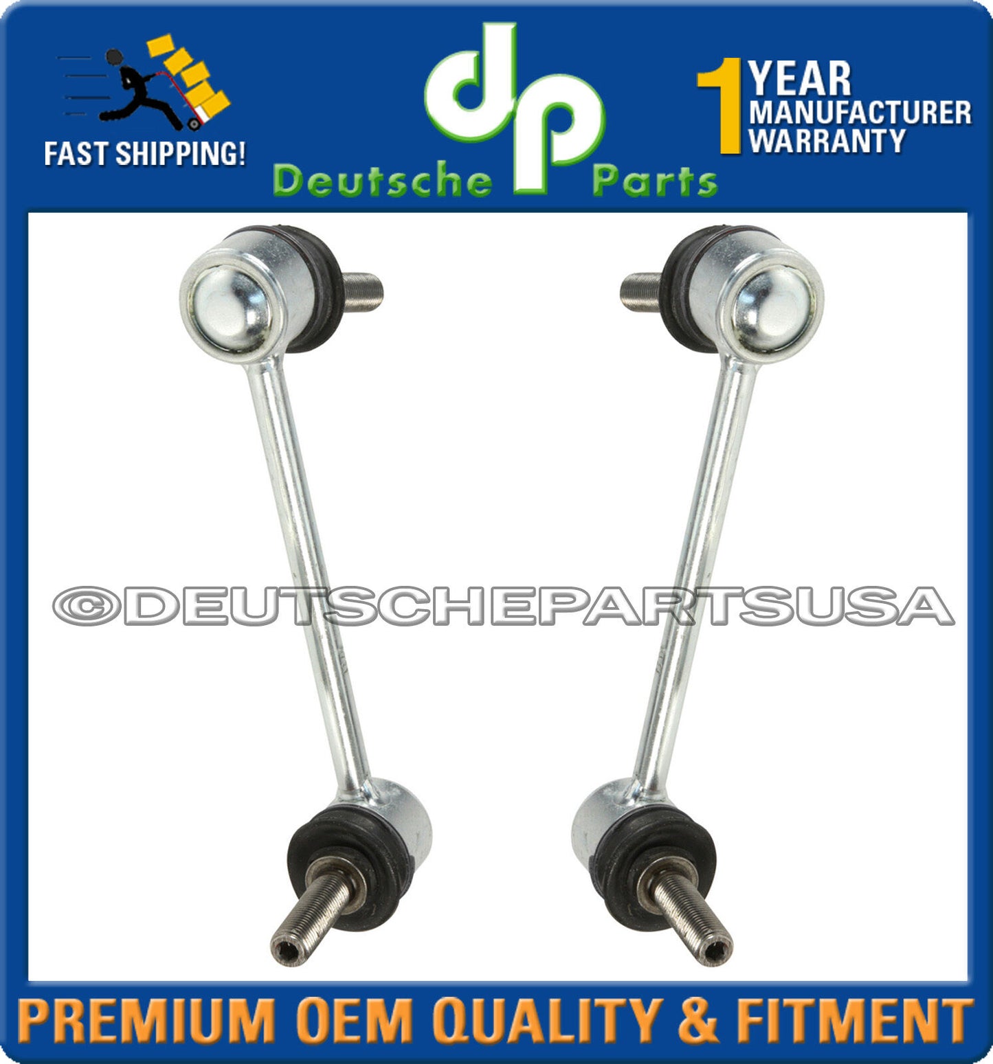 Mercedes W164 W251 ML R GL FRONT SWAY STABILIZER BAR LINK LINKS SET 2 1643202132