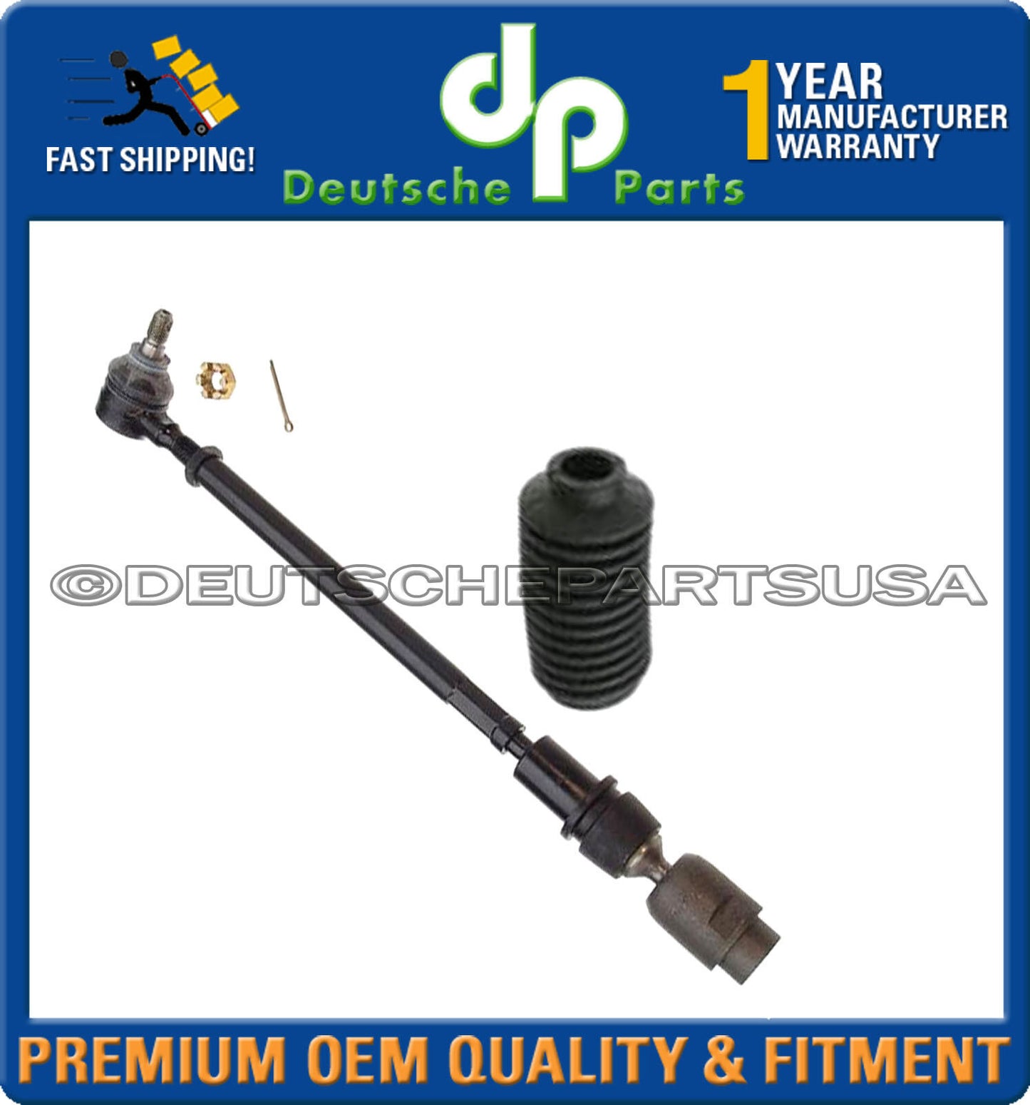 Porsche 944 924 924S Tie Rod Boot Kit MANUAL STEERING 944 347 033 01 LEFT/ RIGHT