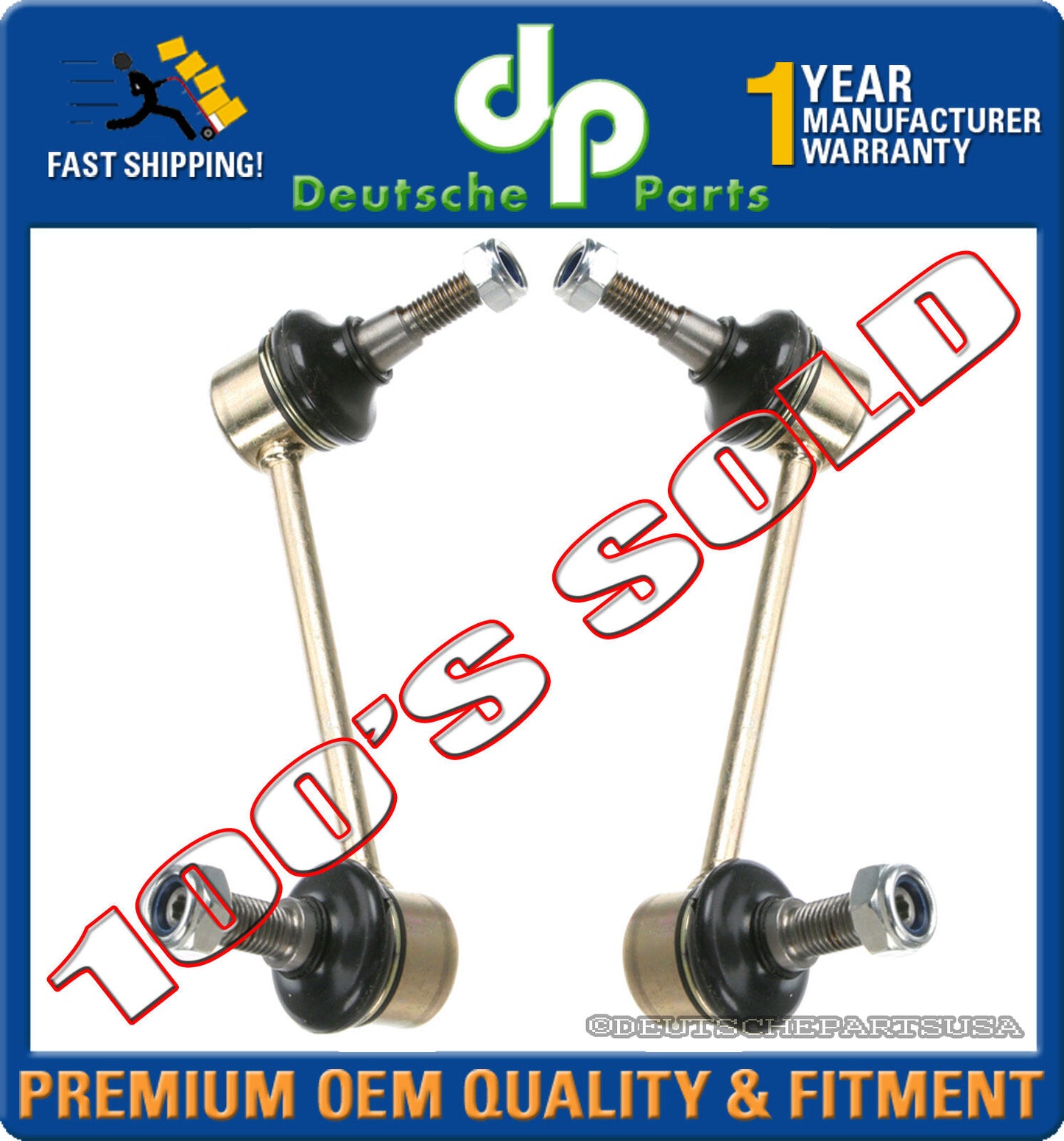 MERCEDES W140 S320 S420 S500 S600 SWAY BAR LINK LINKS LEFT + RIGHT PAIR