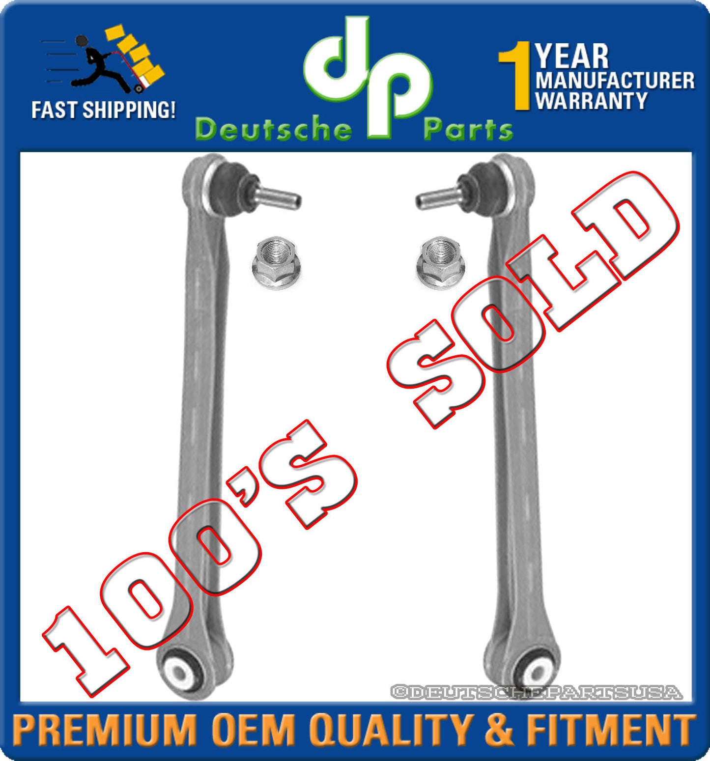 PORSCHE 911 996 997 BOXSTER CAYMAN REAR AXLE Control ARM ARMS 99733104504 PAIR
