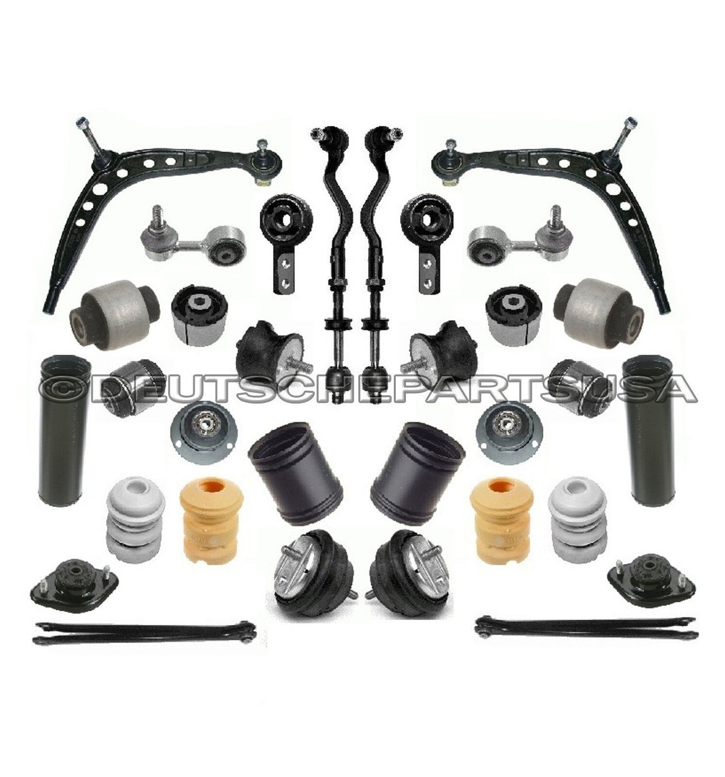 FRONT REAR CONTROL ARMS BALL JOINT JOINTS STRUT MOTOR MOUNTS for BMW E36 325i IS