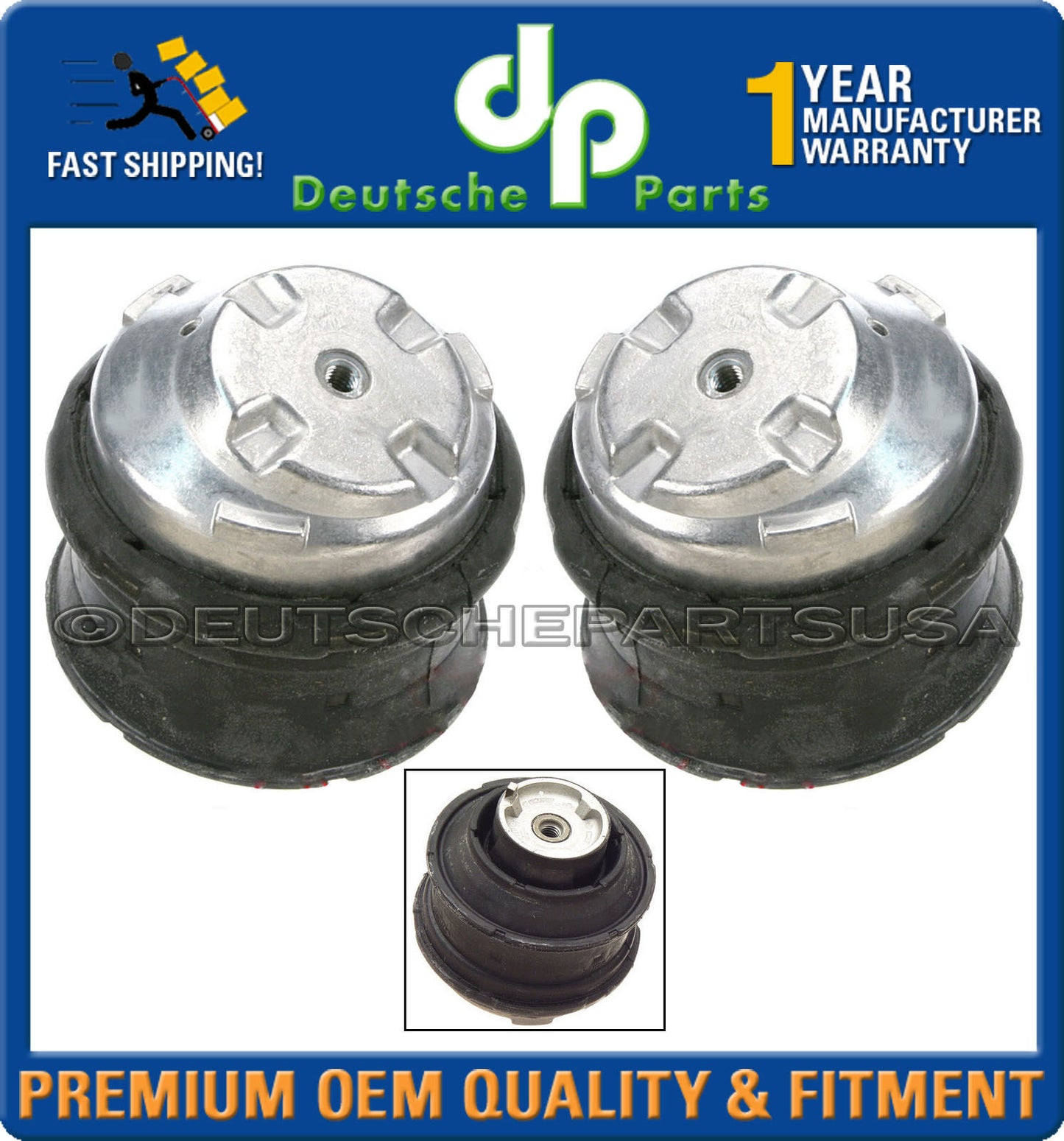 Mercedes W210 E320 E430 E55 Engine Motor Mount Mounts L + R 2022404917 SET of 2