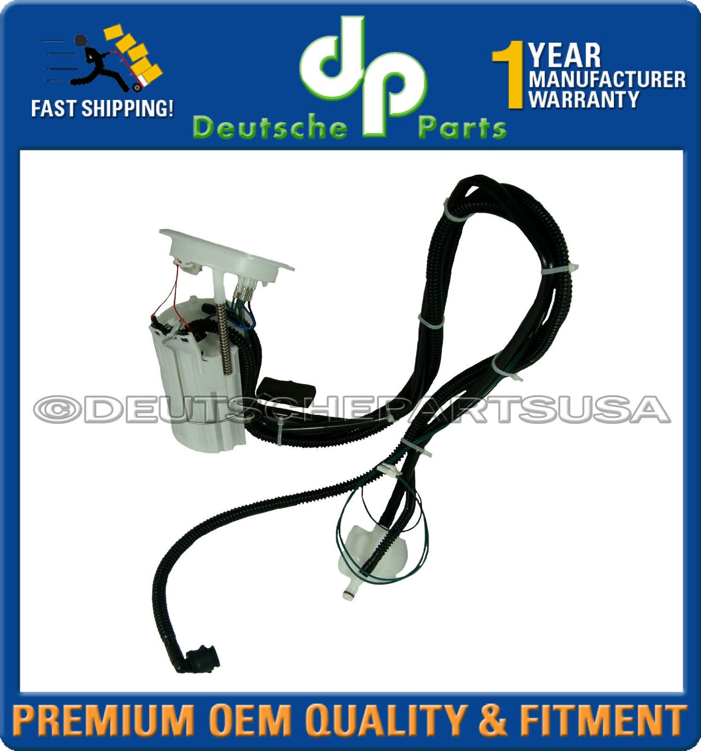 BMW 525i 530i 545i 650i Electric Fuel Pump Assembly with Fuel Level Sending Unit