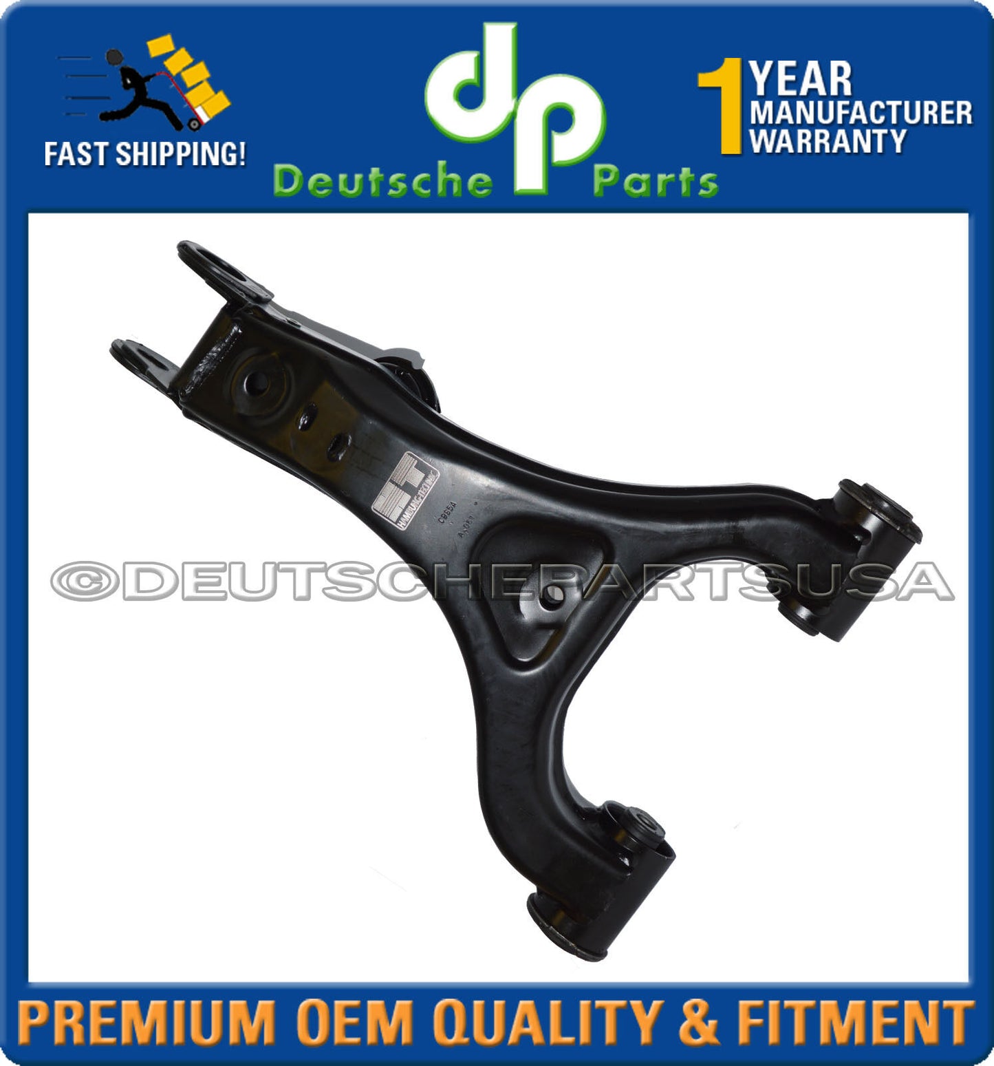 Range Rover Rear LH + RH Upper & Lower Control Arm With Bushings LR023714 Set 4