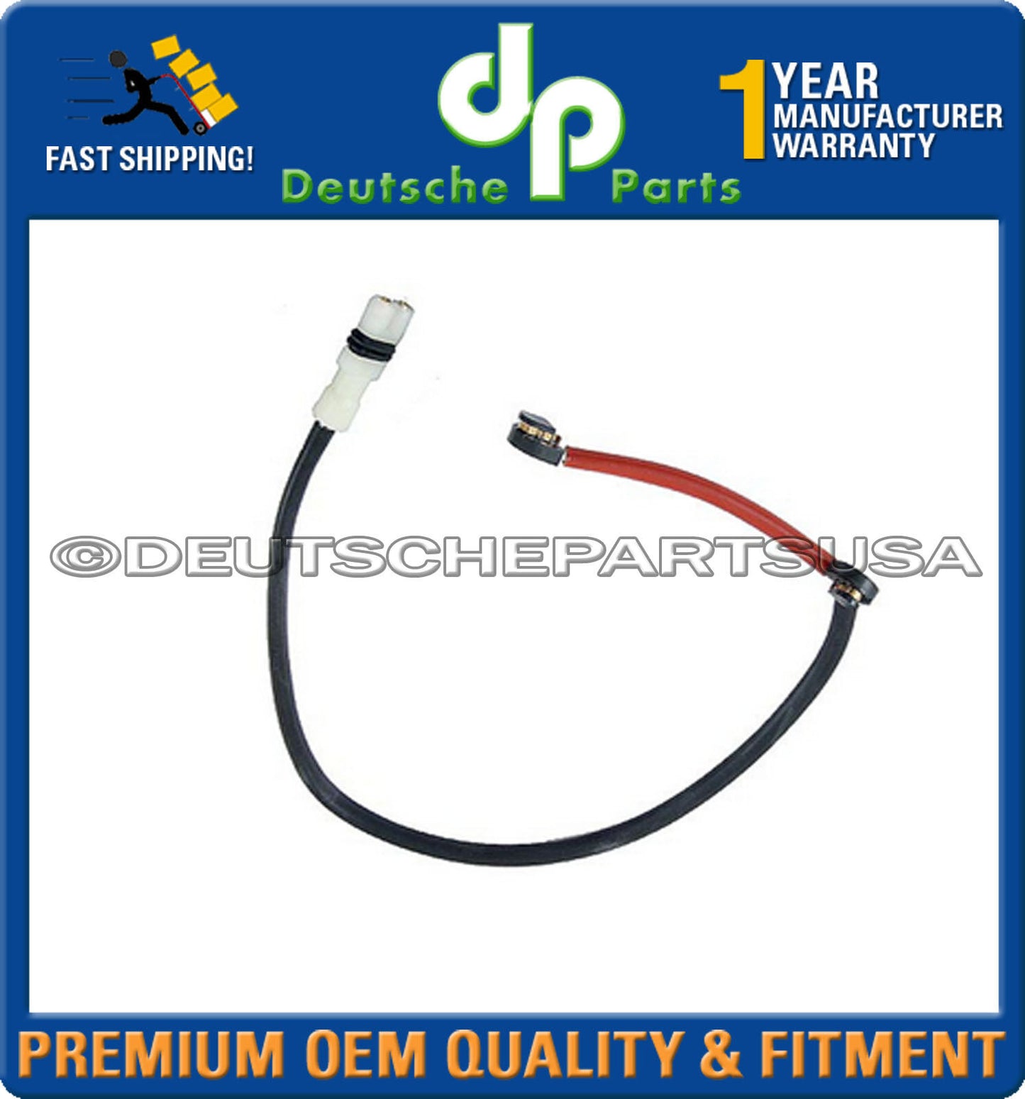 Porsche 911 04-12 Front Brake Pad Sensor Left + Right 997 612 677 00 Set of 2