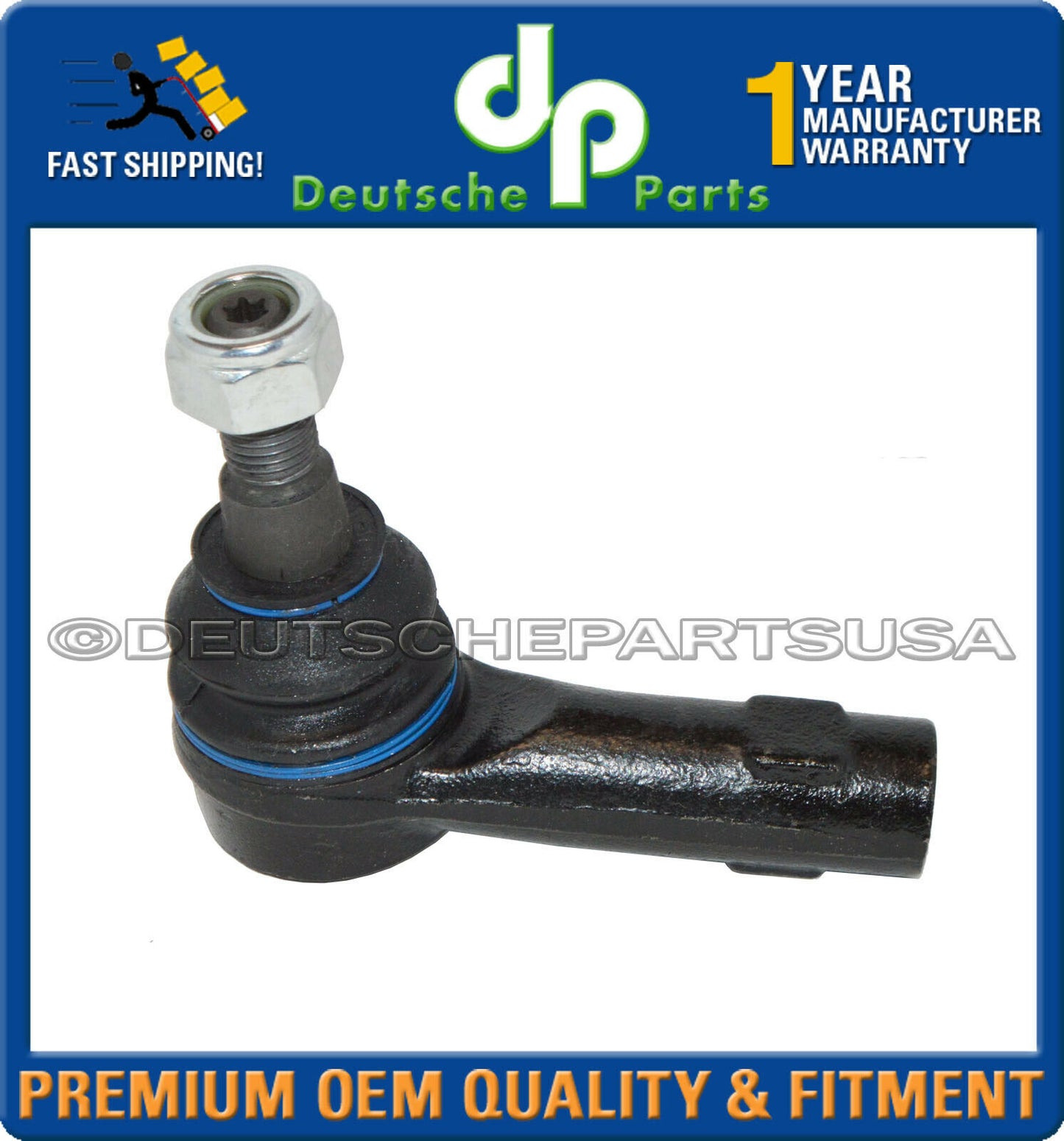 For Porsche Cayenne Front Steering Tie Rod End Outer LH + RH Set of 2