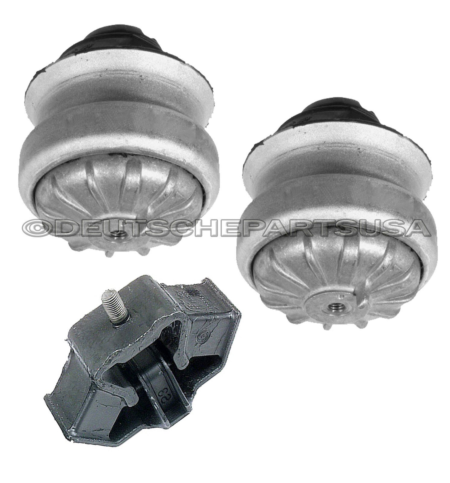 MERCEDES W201 W124 HYDRAULIC OIL FILLED ENGINE TRANSMISSION MOUNT MOUNTS SET 3