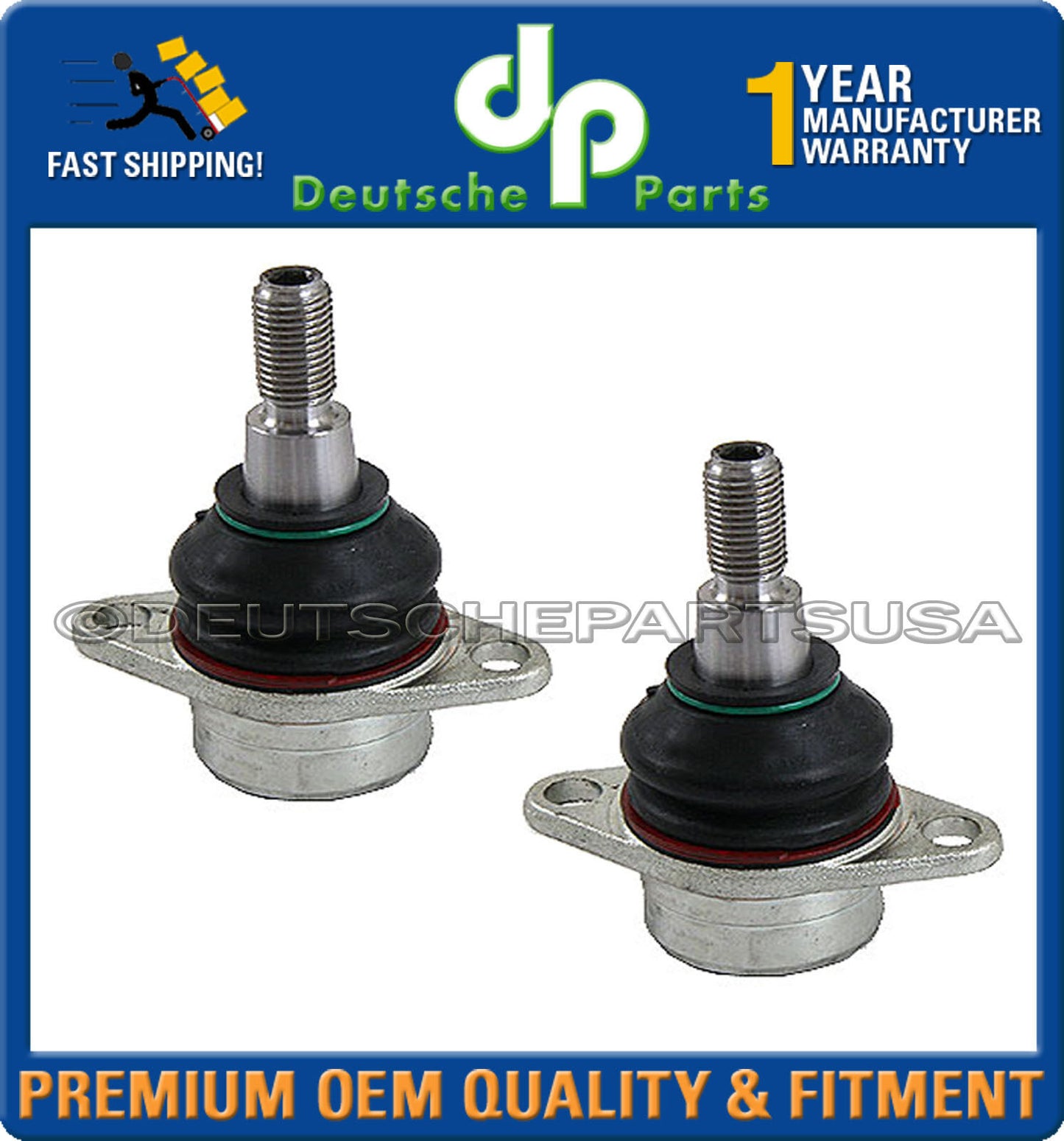 LAND ROVER RANGE ROVER FRONT UPPER CONTROL ARMS BALL JOINTS LEFT + RIGHT SET 4