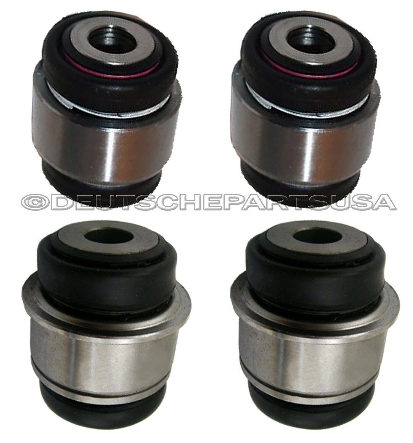 REAR KNUCKLE UPPER + LOWER BUSHING for RANGE ROVER 3-12 RHF000260 LR032644 SET 4