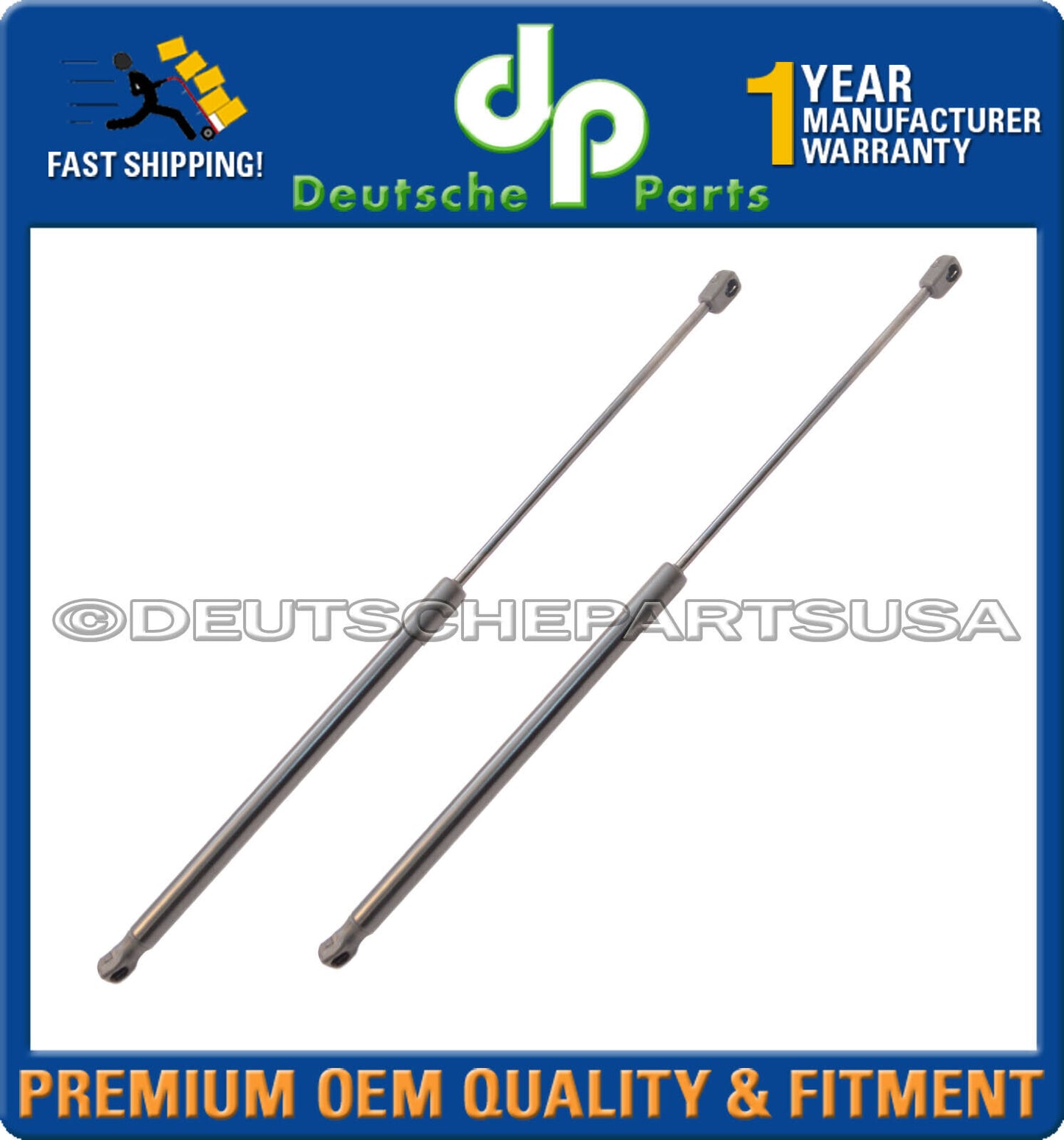 For Porsche Cayenne Left + Right Hood Shocks Struts Lift Support 95551135900 Set