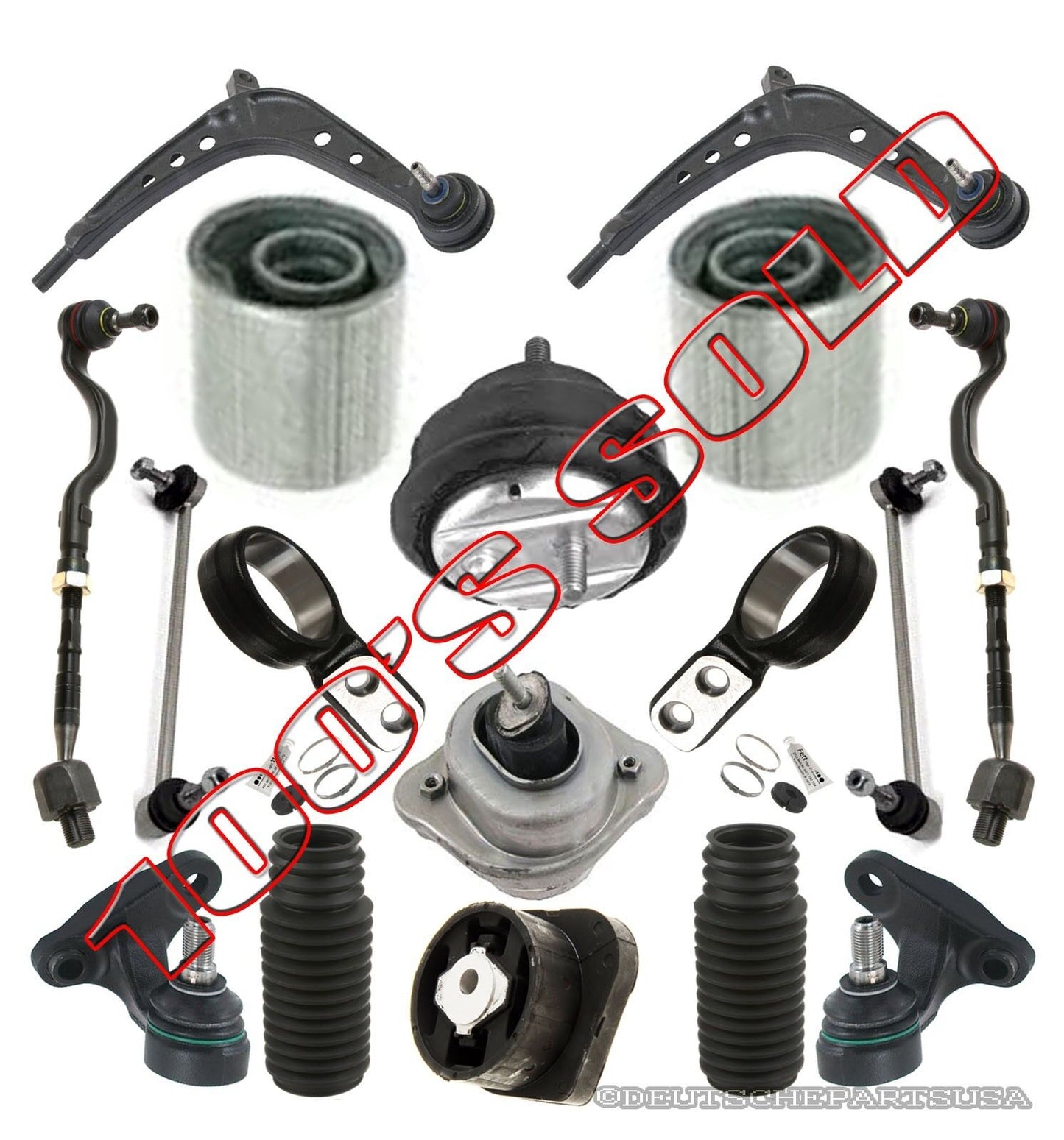Control Arms Ball Joints ENGINE MOUNTS for BMW E46 325Xi 330Xi SUSPENSION KIT 17