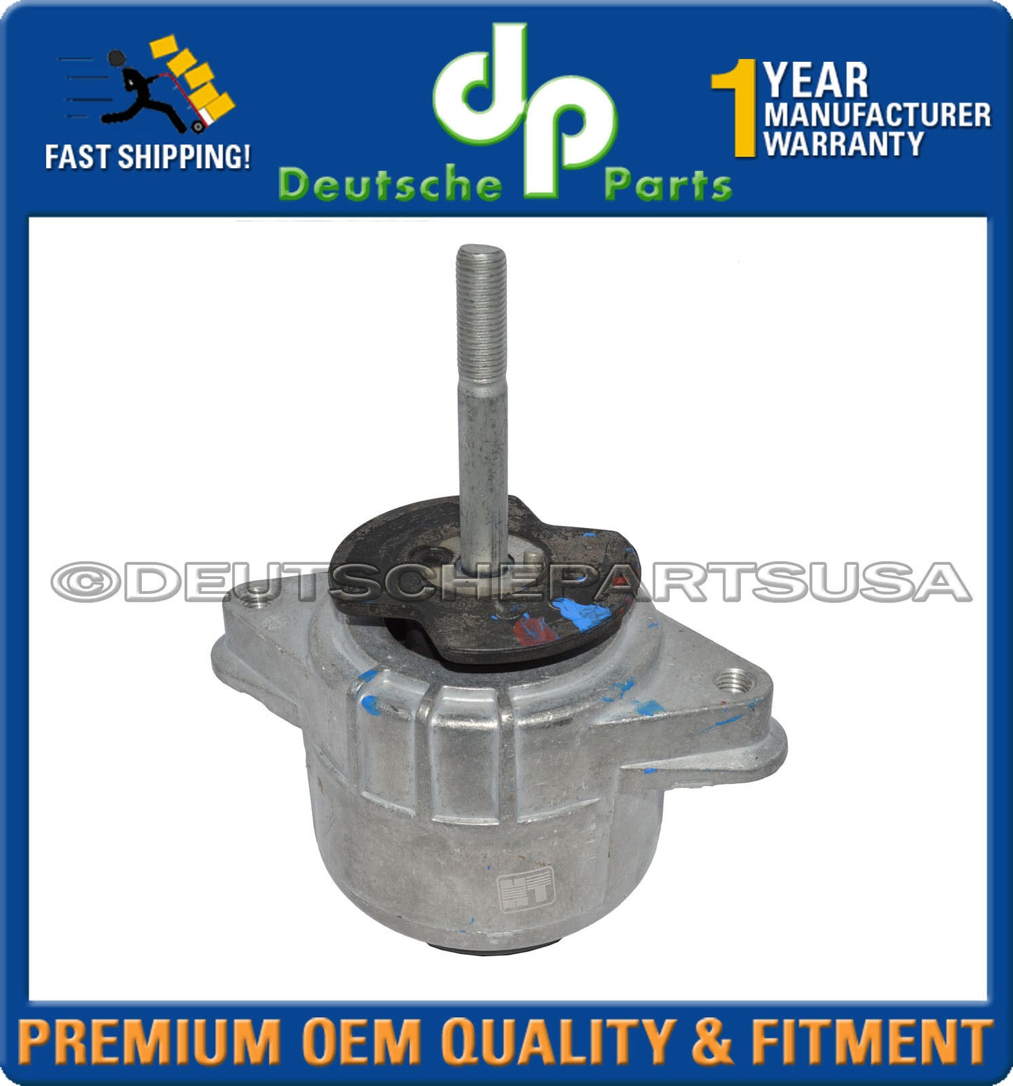 Porsche Panamera Engine Motor Mount LH + RH Side 94637505722 94637505822 Set 2