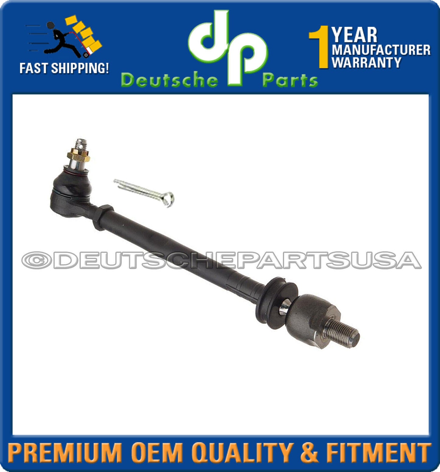For Porsche 928 S GTS S4 Steering Tie Rod Rods 928 347 031 09 92834703109 SET 2