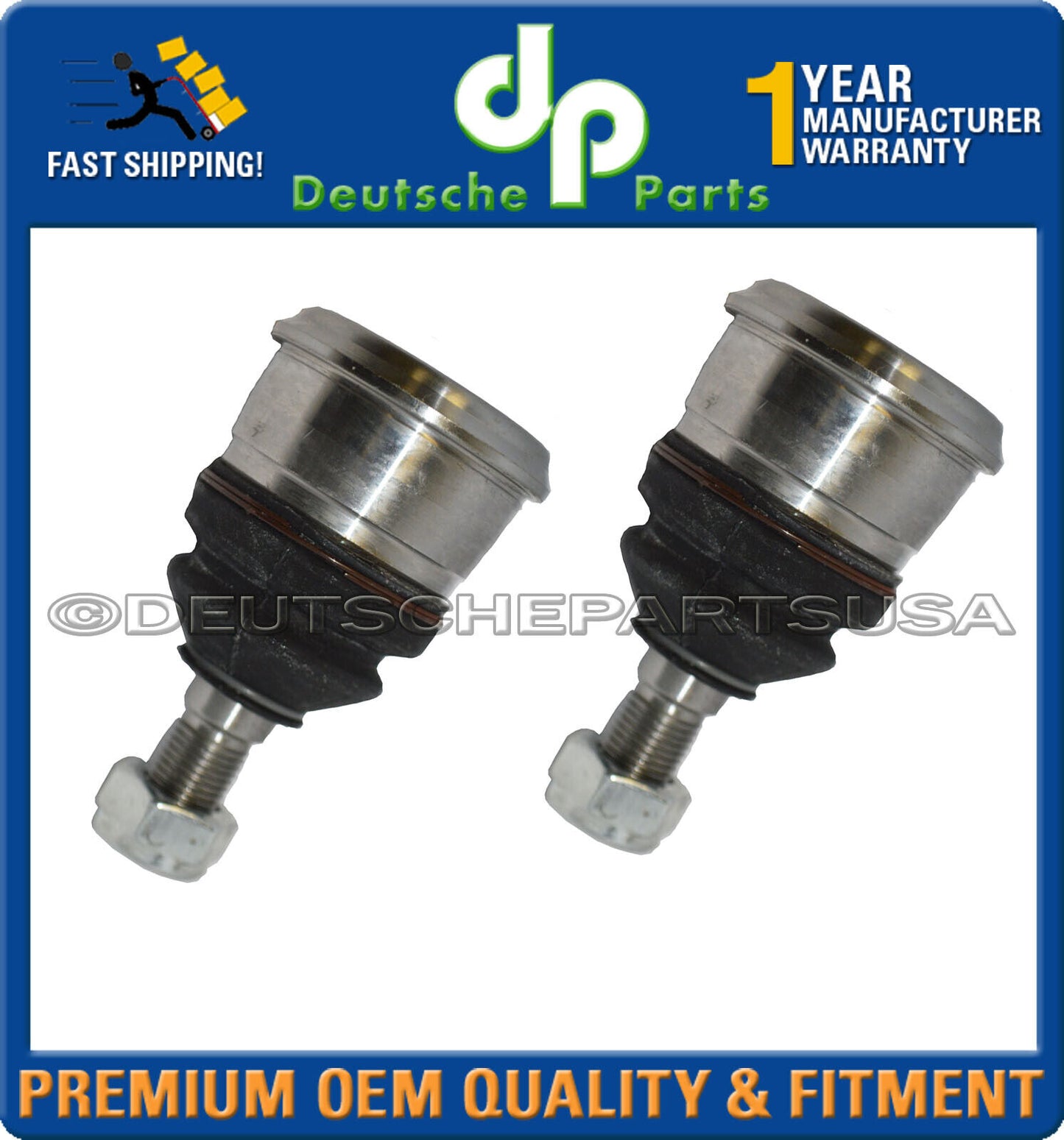 Mercedes R107 W114 W115 Front UPPER + LOWER Suspension Ball Joints L + R Set 4