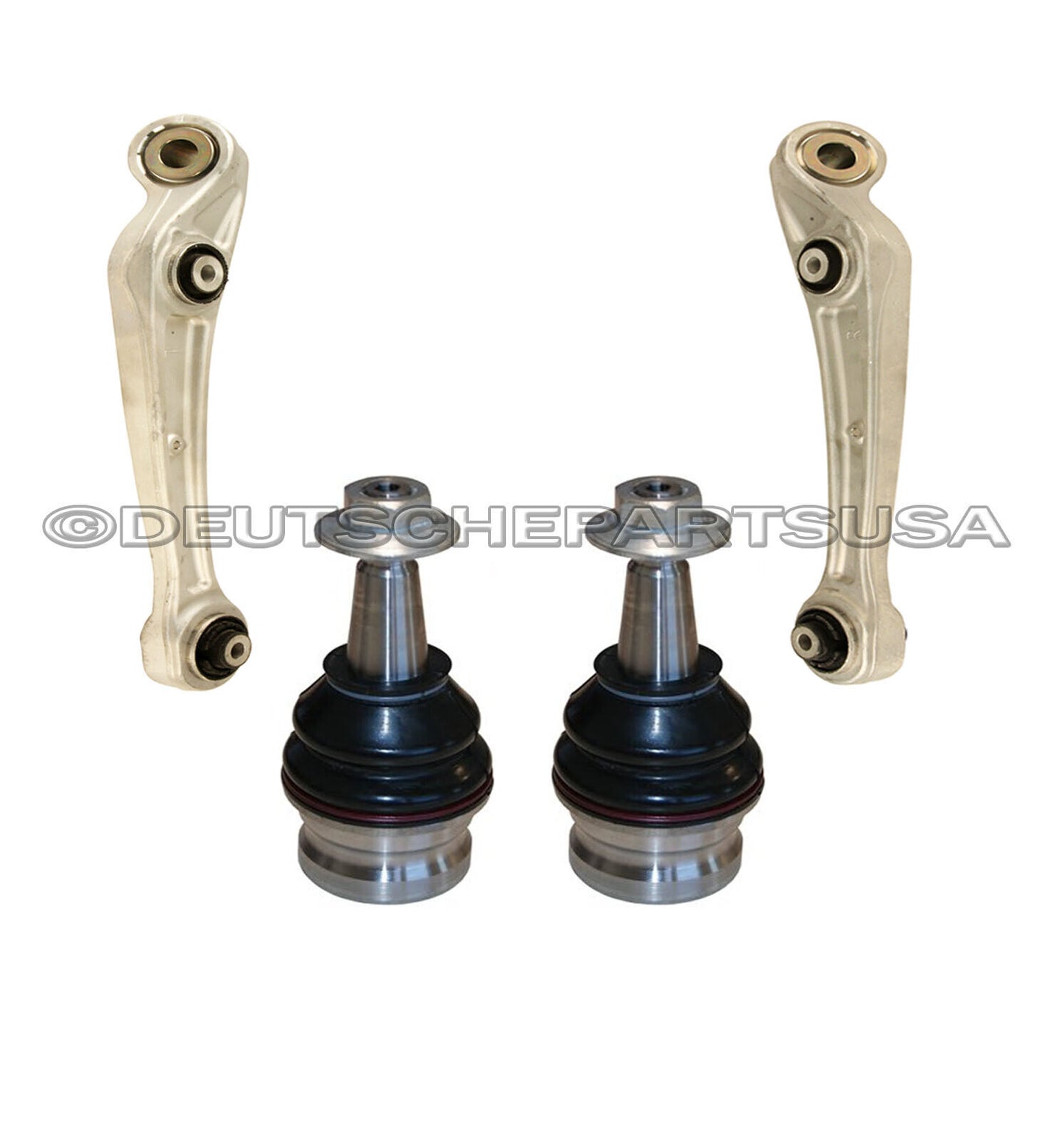 Porsche Macan Front Lower Forward Rearward Control Arms Ball Joints Set of 6