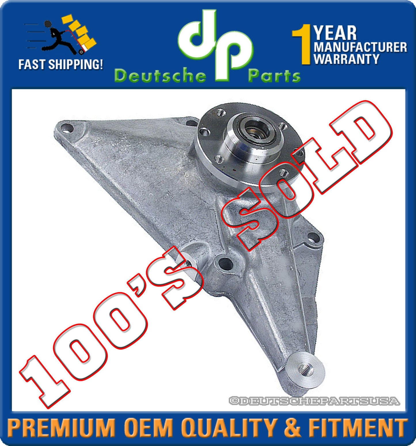 Mercedes 190E 260E 300E 300SE 300TE Engine Fan Bearing Bracket 103 200 17 28