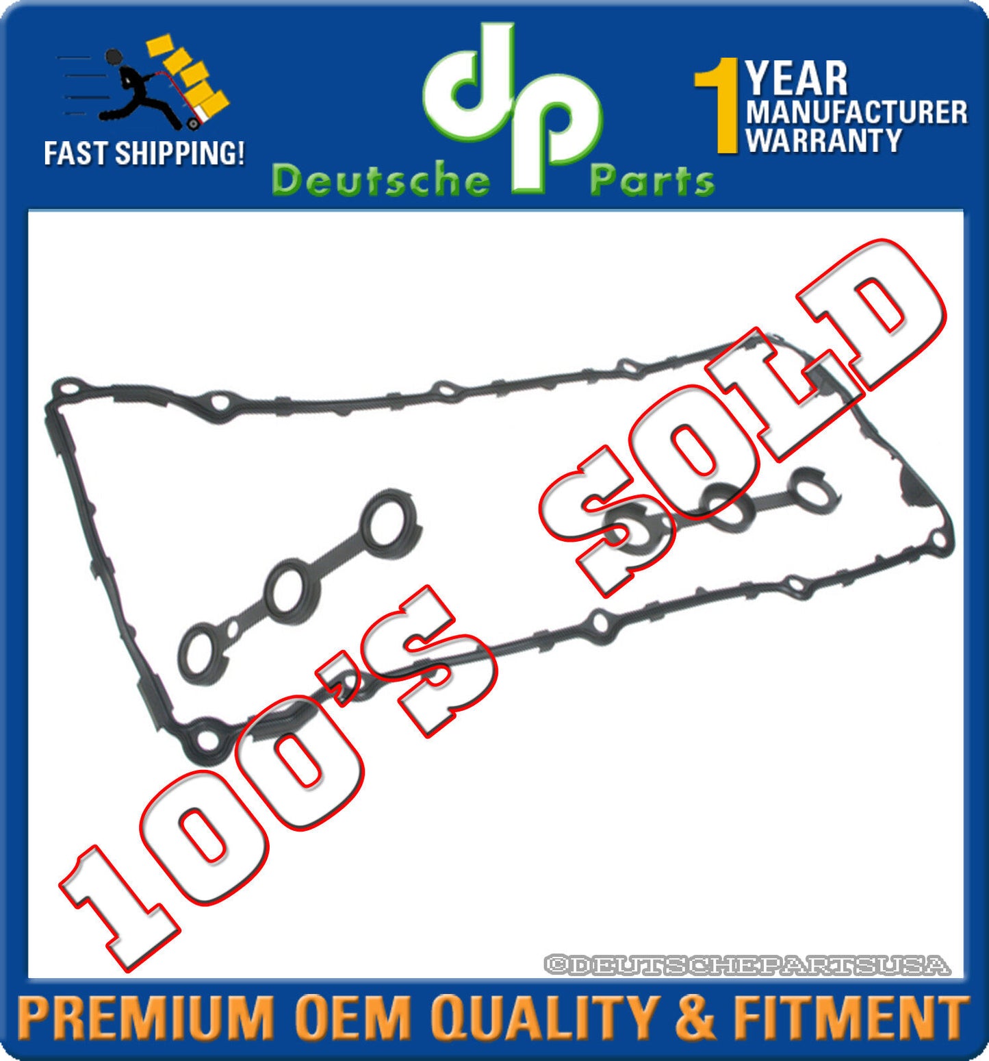 ROCKER VALVE COVER GASKET SET 11129070530 for BMW E34 E36 325i 325is 525i