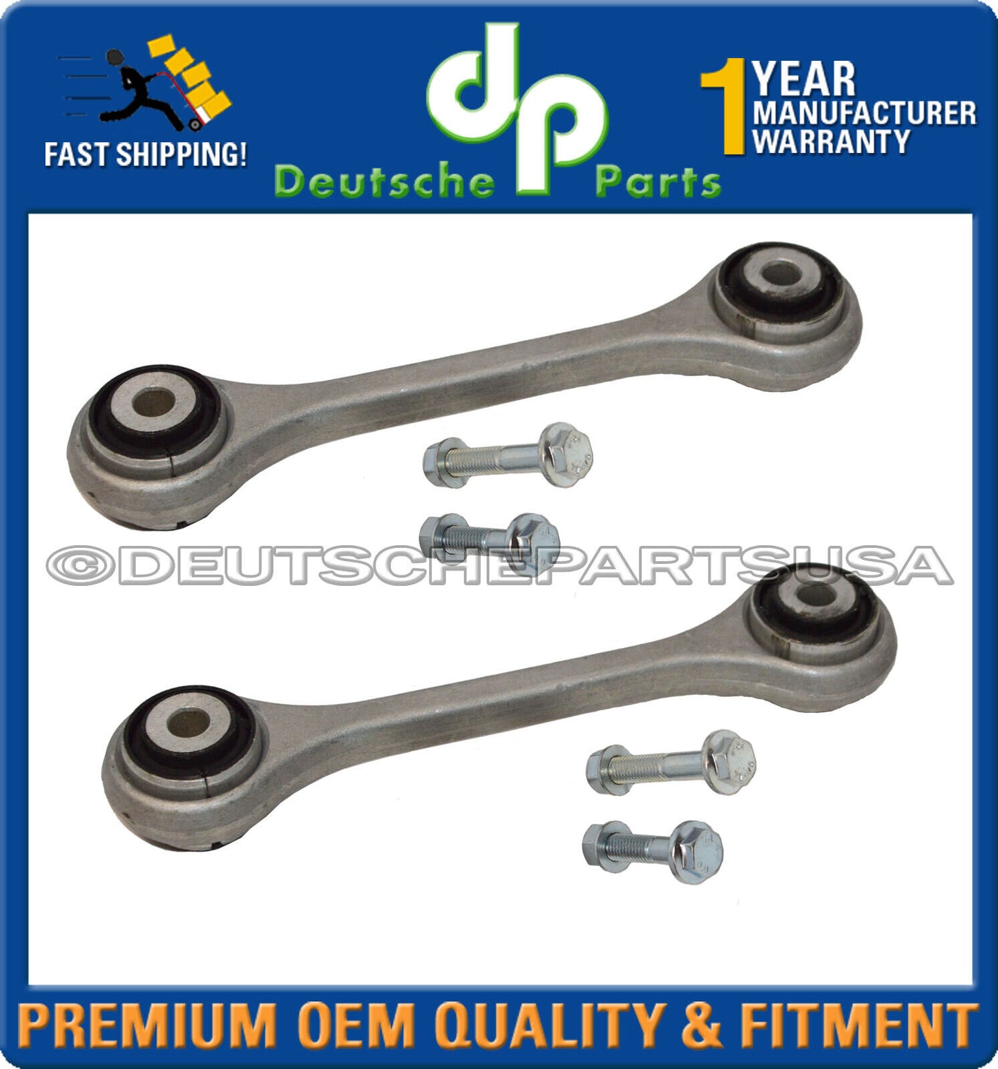 Porsche Macan Front UPPER LOWER Control Arm Ball Joint Tie Rod Suspension Kit 16