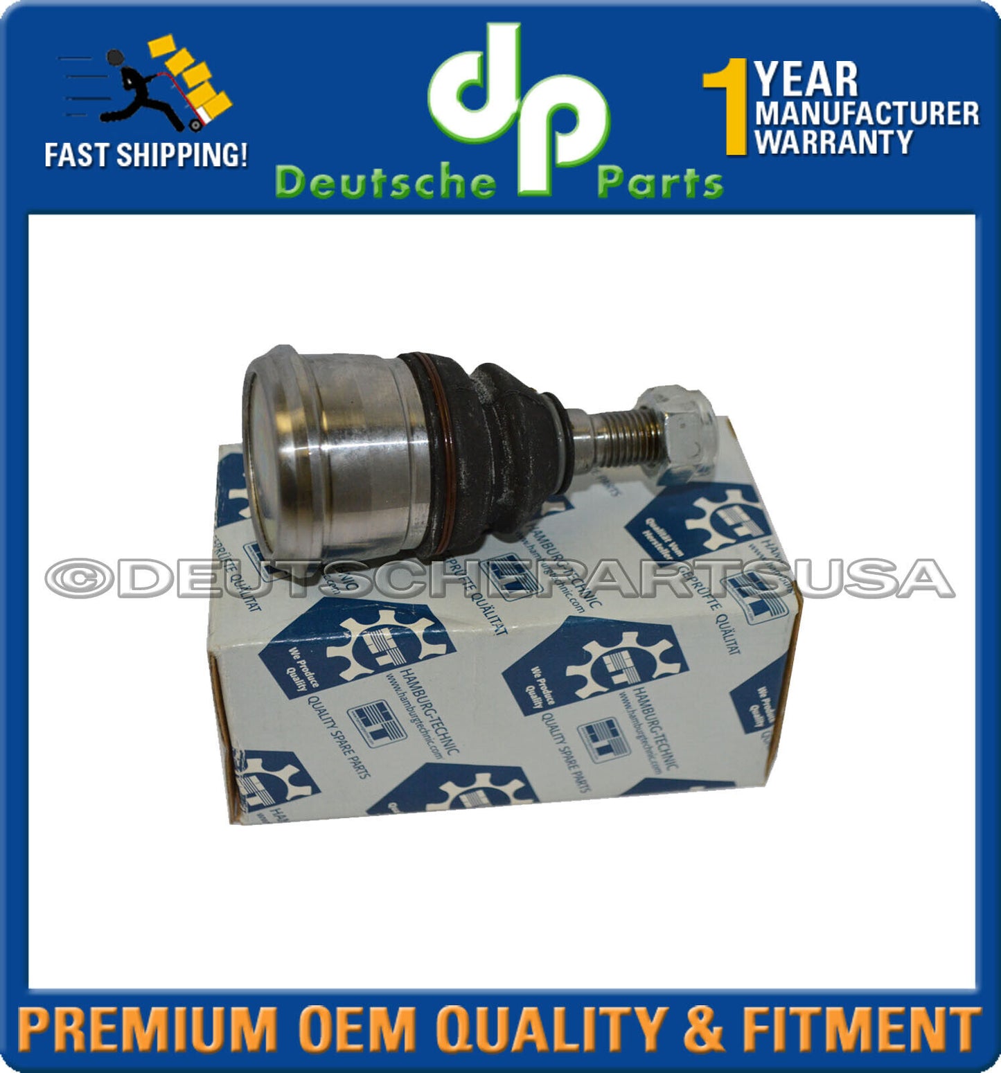 Mercedes R107 W114 W115 Front UPPER + LOWER Suspension Ball Joints L + R Set 4