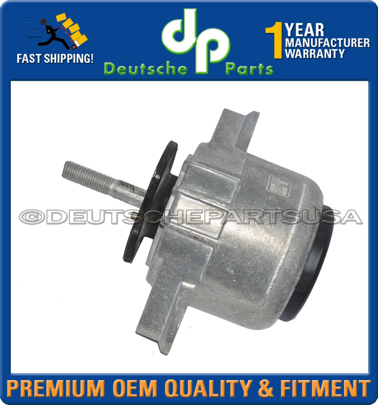 Porsche Panamera Engine Motor Mount LH + RH Side 94637505722 94637505822 Set 2