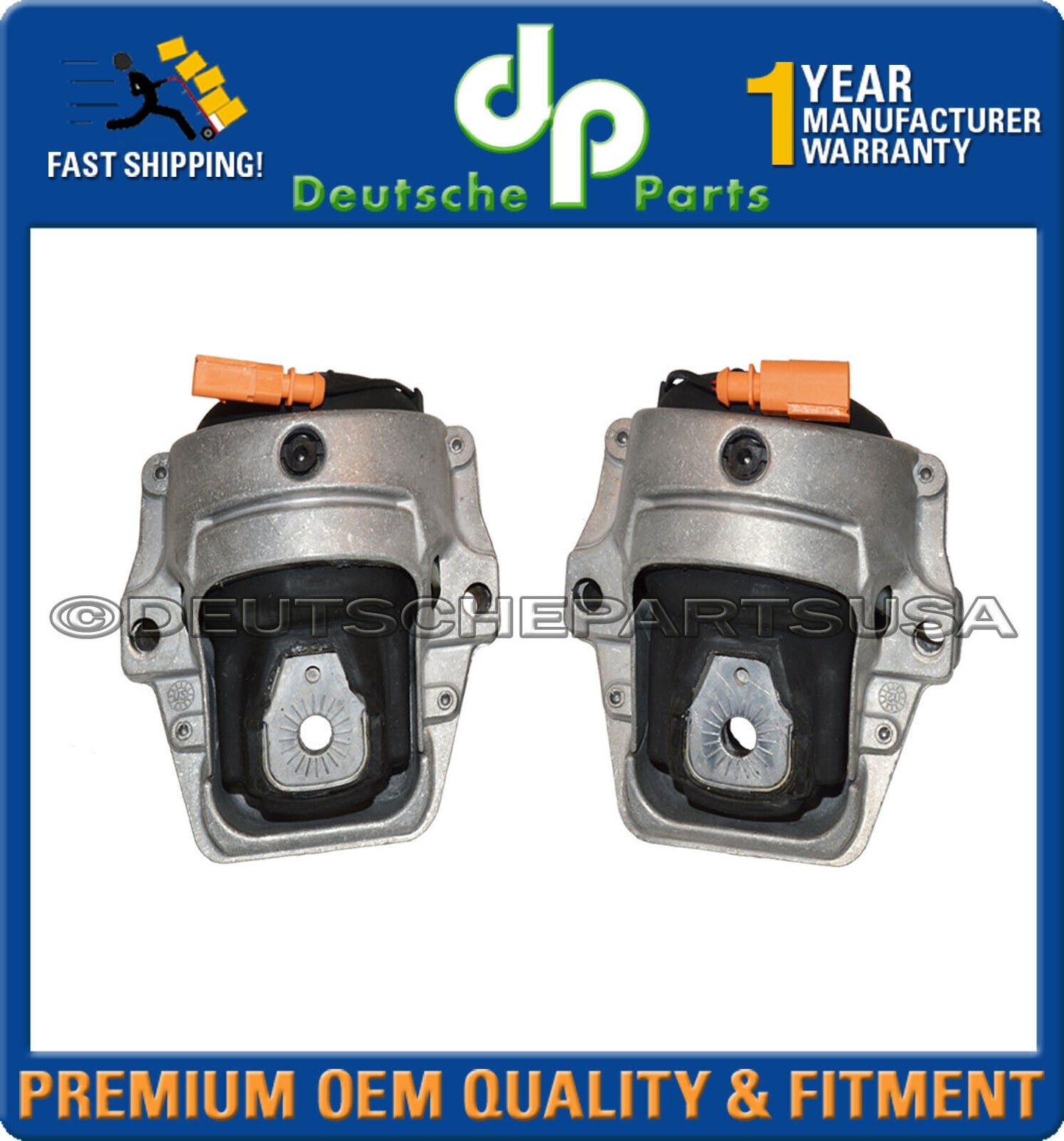 2014 2015 2016 Porsche Macan Electric Engine Transmission Motor Mount Mounts Set