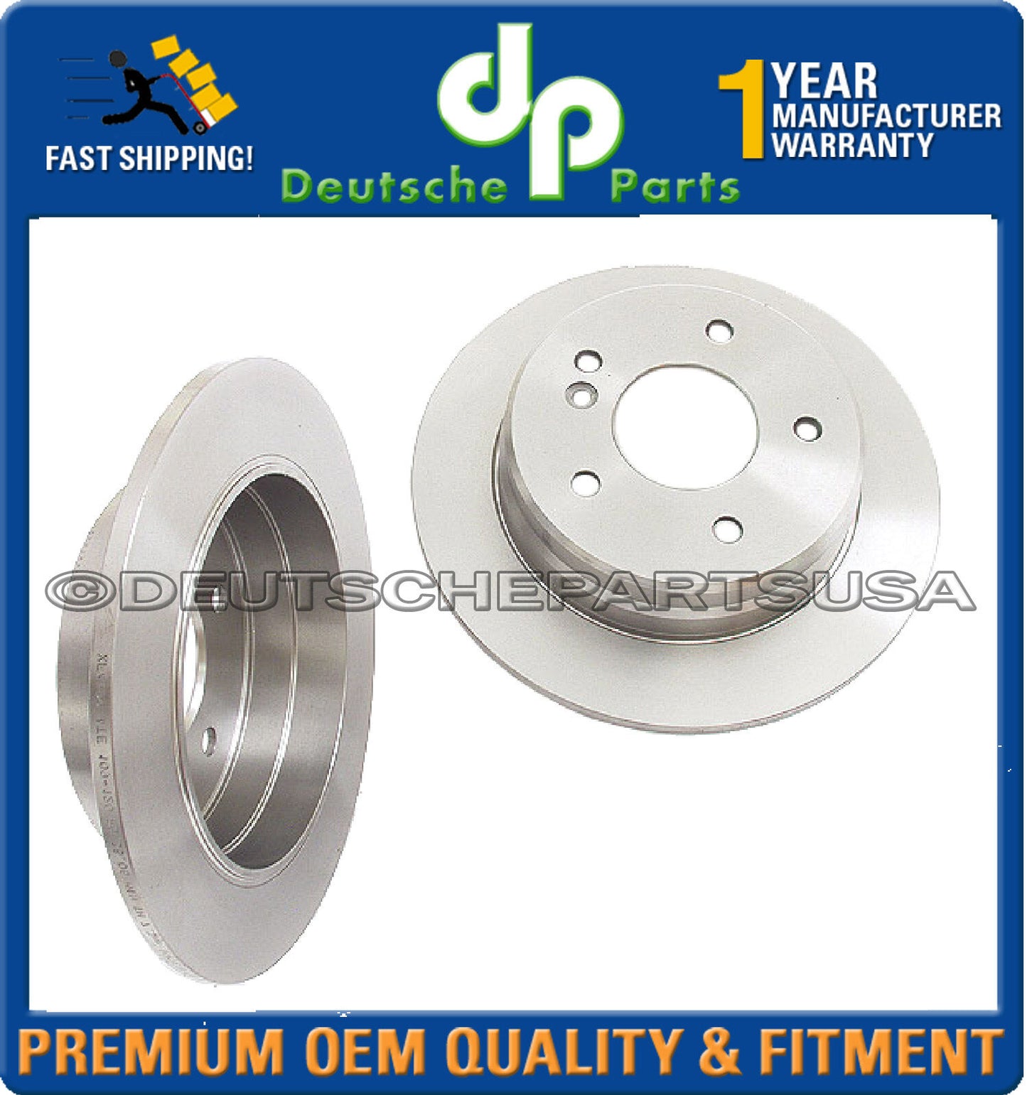MERCEDES BENZ ATE PREMIUM REAR BRAKE DISC ROTOR C220 C230 C280