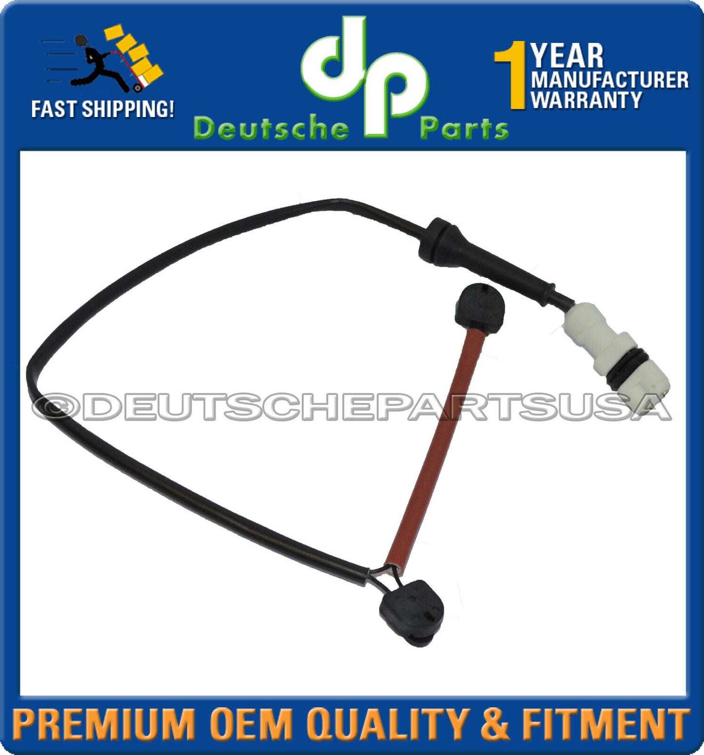 PORSCHE Boxster Cayman Rear LH or RH Brake Disc Pad Wear Sensor 98761267601