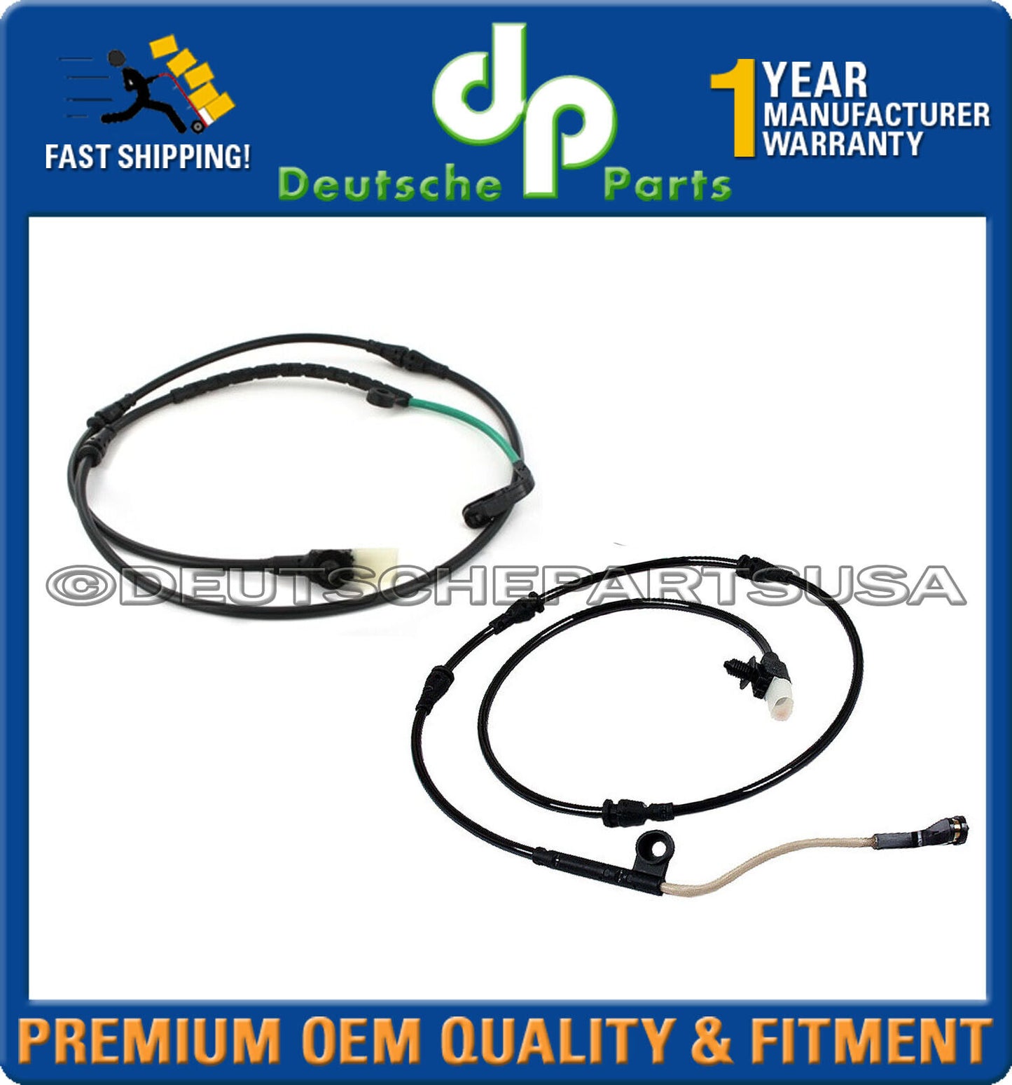 LAND ROVER LR3 LR4 RANGE ROVER SPORT FRONT + REAR BRAKE PAD SENSOR SET