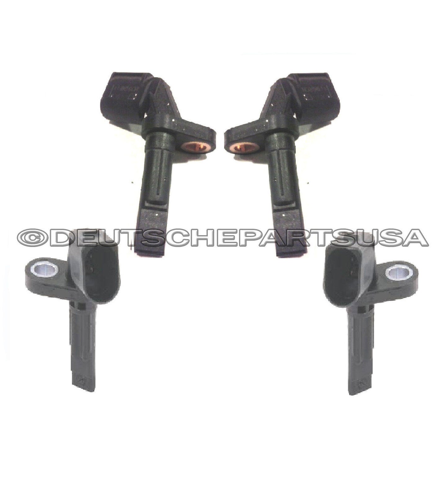 AUDI VOLKSWAGEN A5 A6 A8 S5 S6 PHAETON FRONT & REAR ABS WHEEL SPEED SENSOR 4 PC