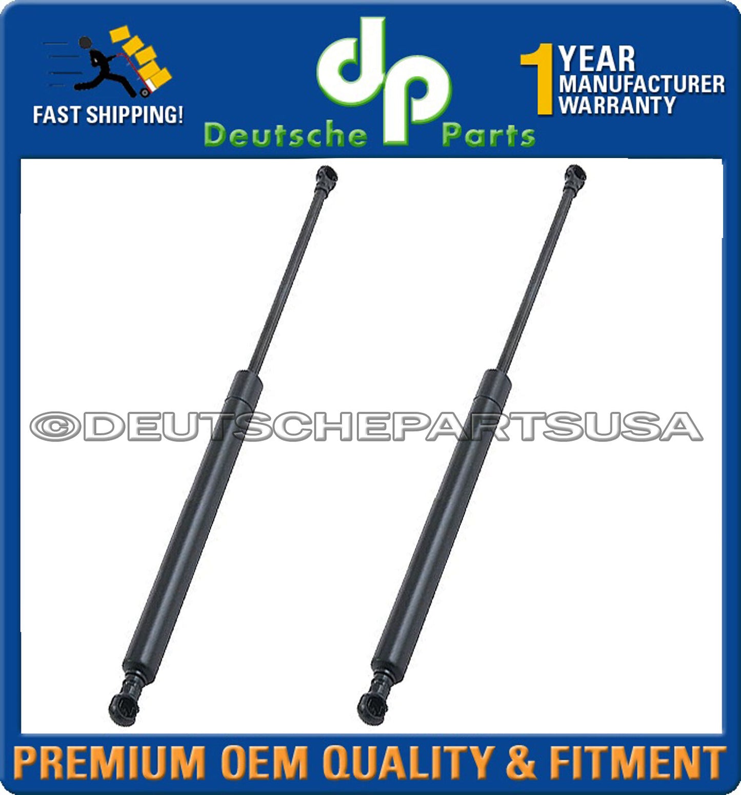 Mercedes W210 E200 E230 E240 E280 E320 HOOD STRUT SHOCK LIFT 2108800429 SET 2