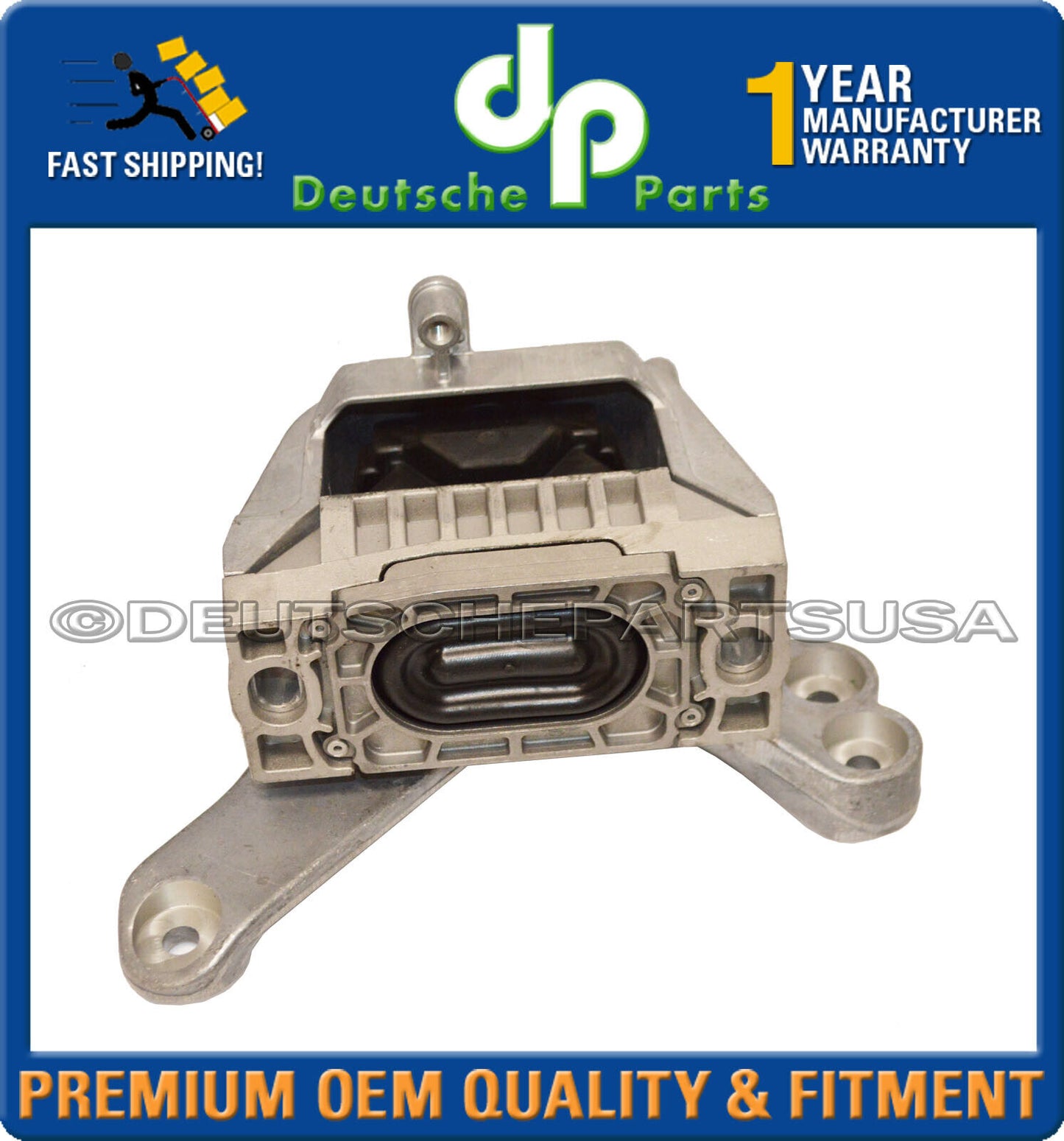 VW JETTA RIGHT ENGINE MOTOR MOUNT 1.9 TDI L4 05 06 1K0 199 262AS 1K0199262AS