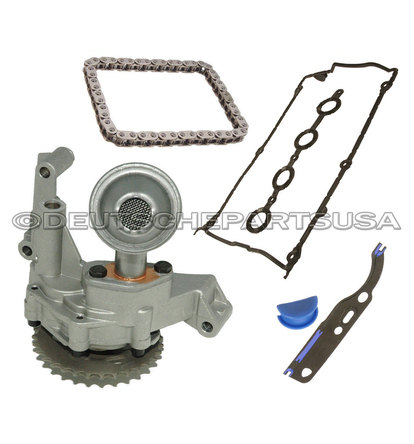 VW PASSAT AUDI A4 1.8L ENGINE OIL PUMP + VALVE COVER GASKET + CHAIN 06A115105A