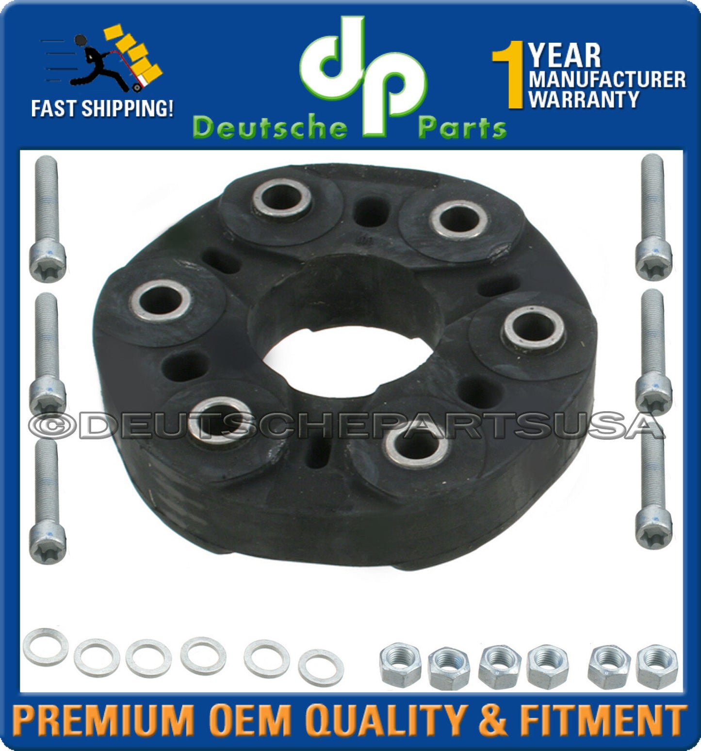 MERCEDES W211 W204 W220 DRIVESHAFT FLEX DISC JOINT KIT 0004110200 000 411 02 00